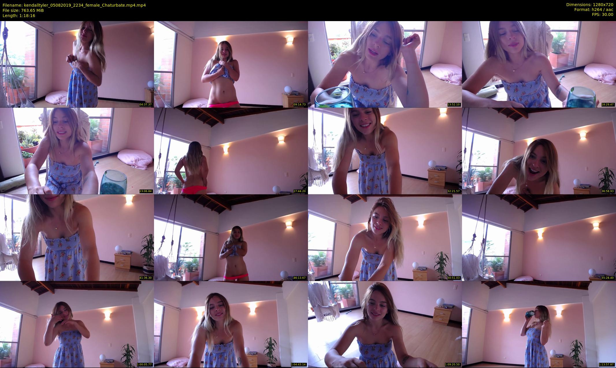kendalltyler — 79 minute Chaturbate female cam show recording, 720p, Aug 5, 2019