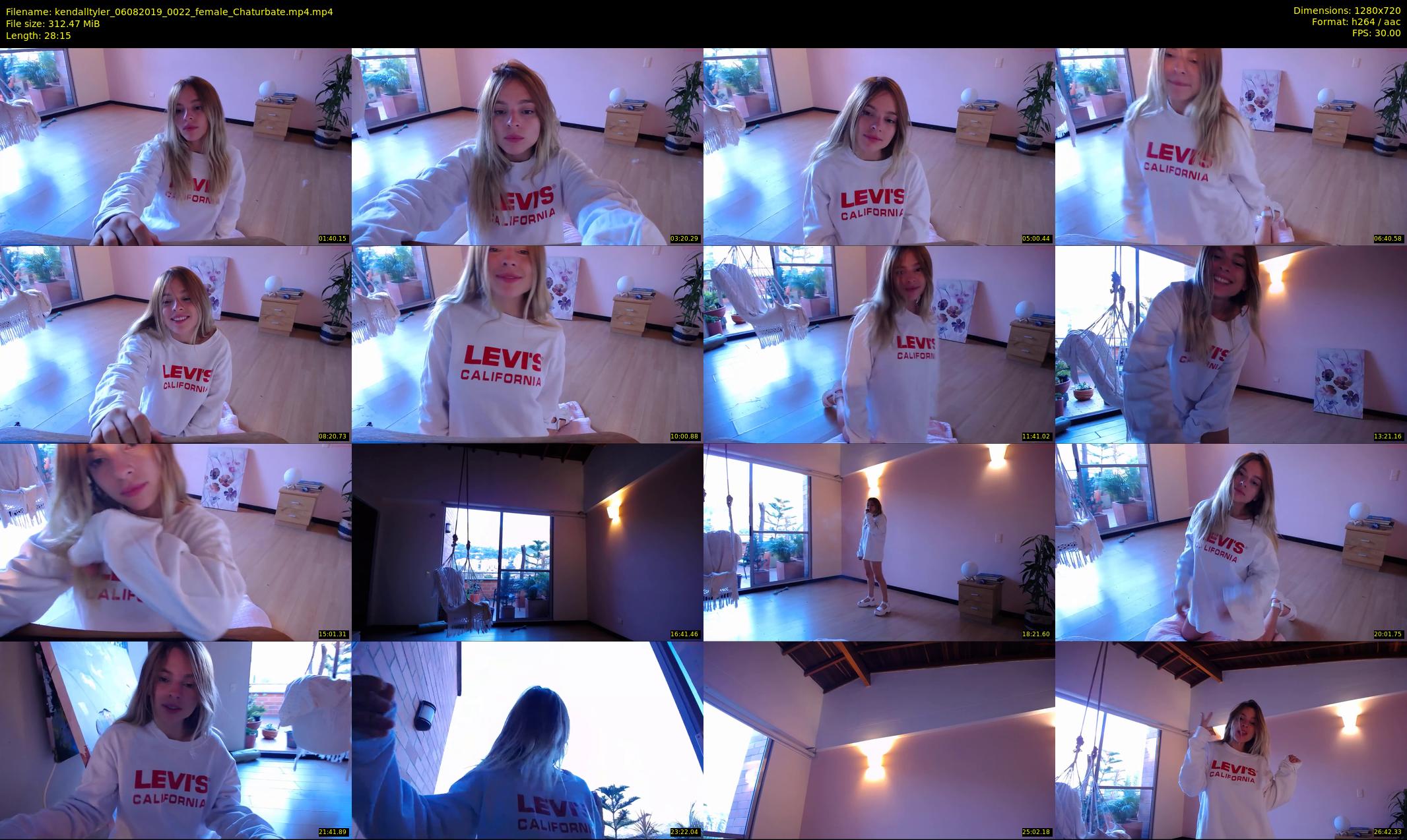 kendalltyler — 29 minute Chaturbate female cam show recording, 720p, Aug 6, 2019