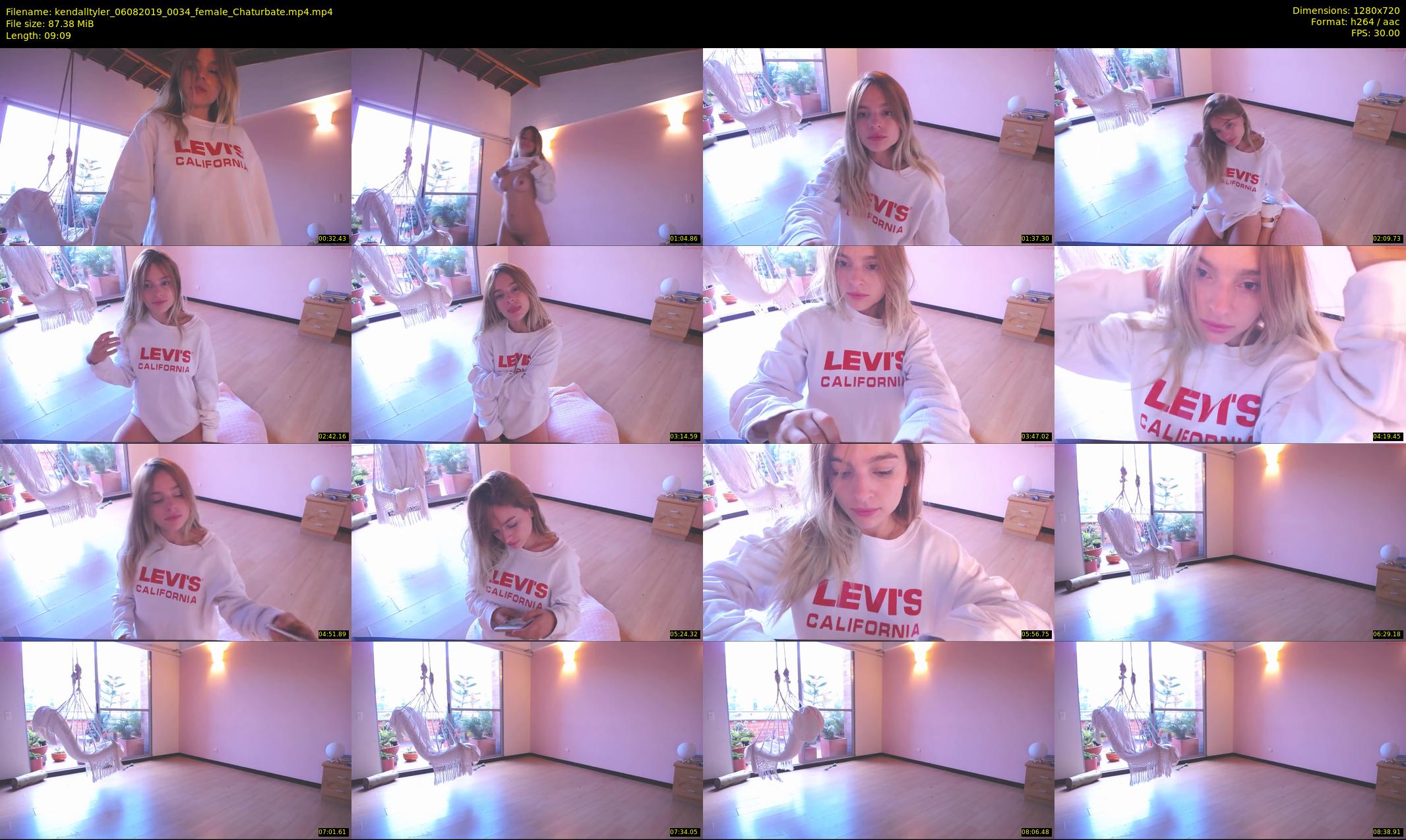 kendalltyler — 10 minute Chaturbate female cam show recording, 720p, Aug 6, 2019