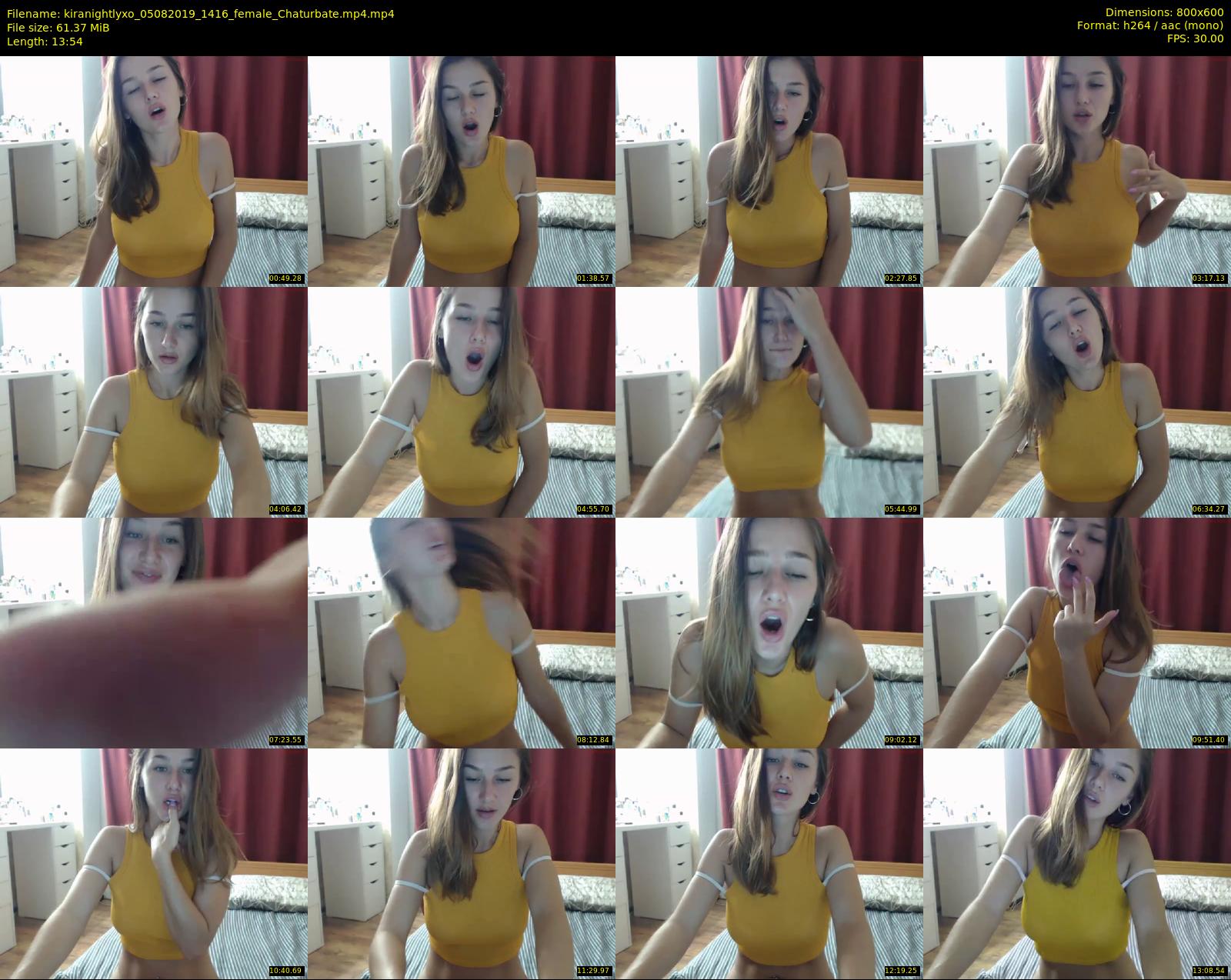 kiranightlyxo — 14 minute Chaturbate female cam show recording, 480p, Aug 5, 2019
