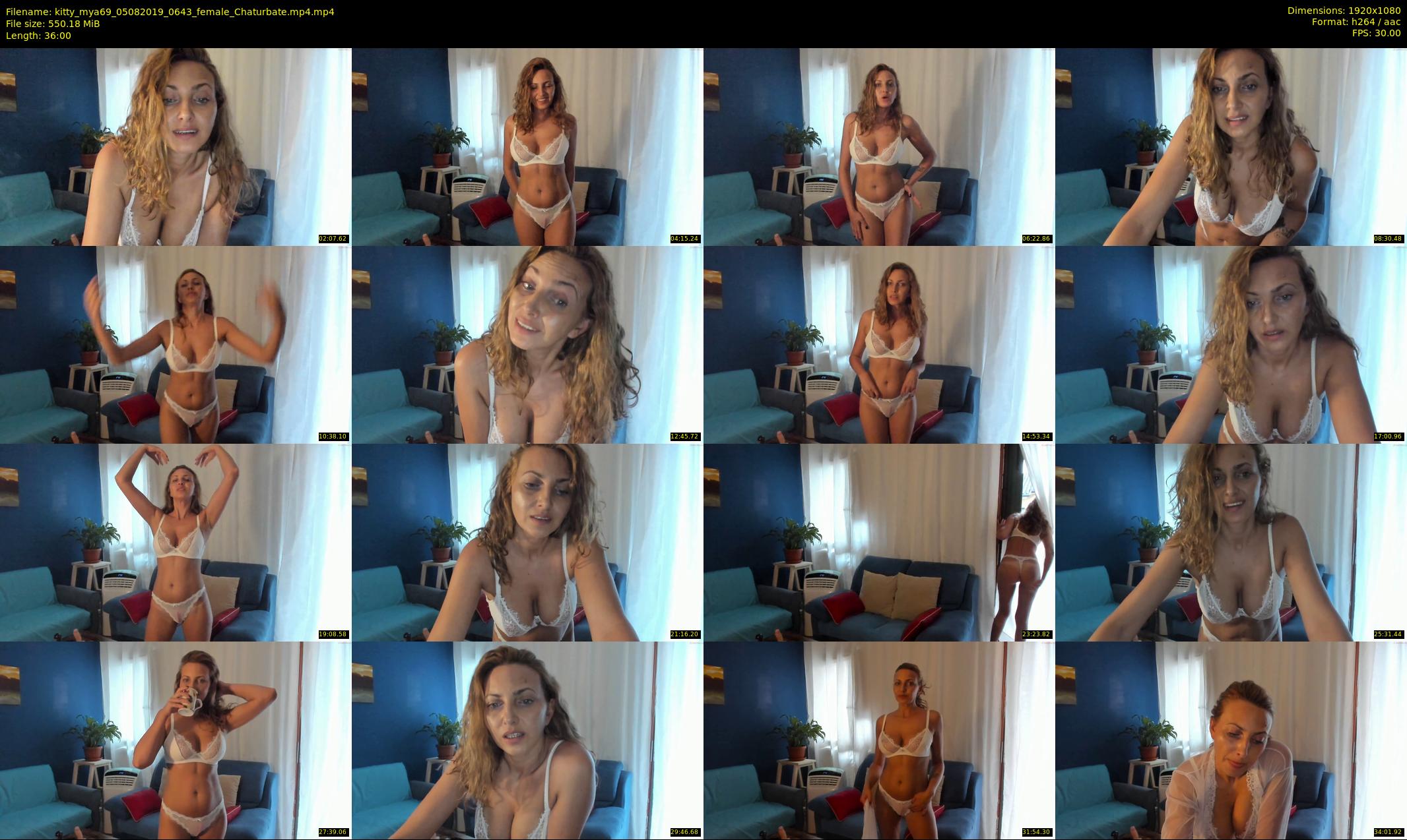 kitty_mya69 — 36 minute Chaturbate female cam show recording, 1080p, Aug 5, 2019
