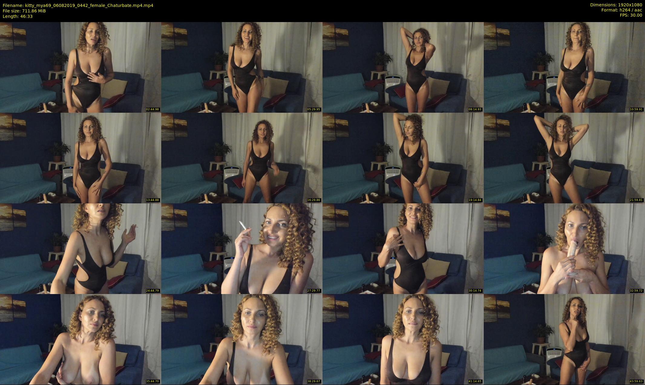 kitty_mya69 — 47 minute Chaturbate female cam show recording, 1080p, Aug 6, 2019
