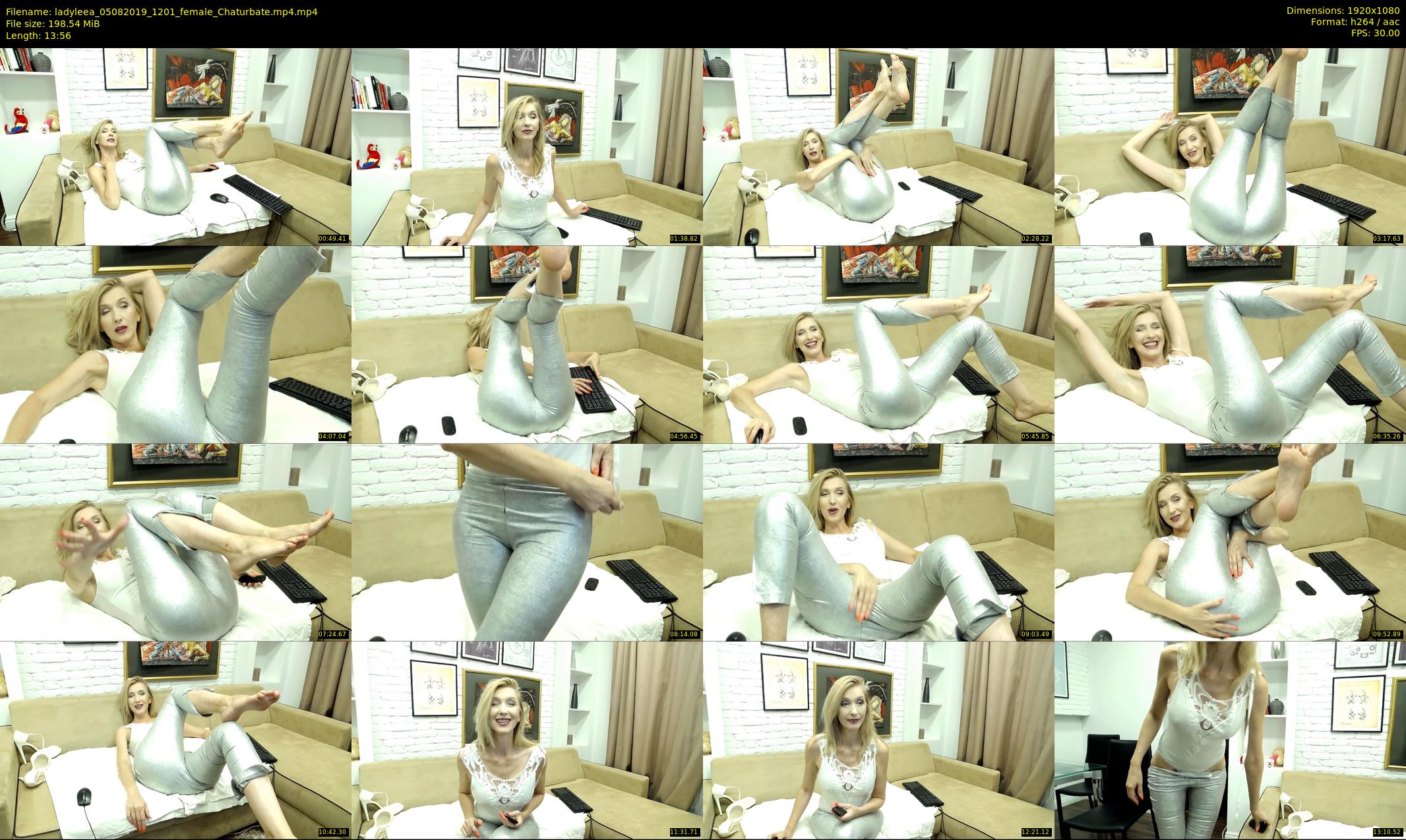ladyleea — 14 minute Chaturbate female cam show recording, 1080p, Aug 5, 2019