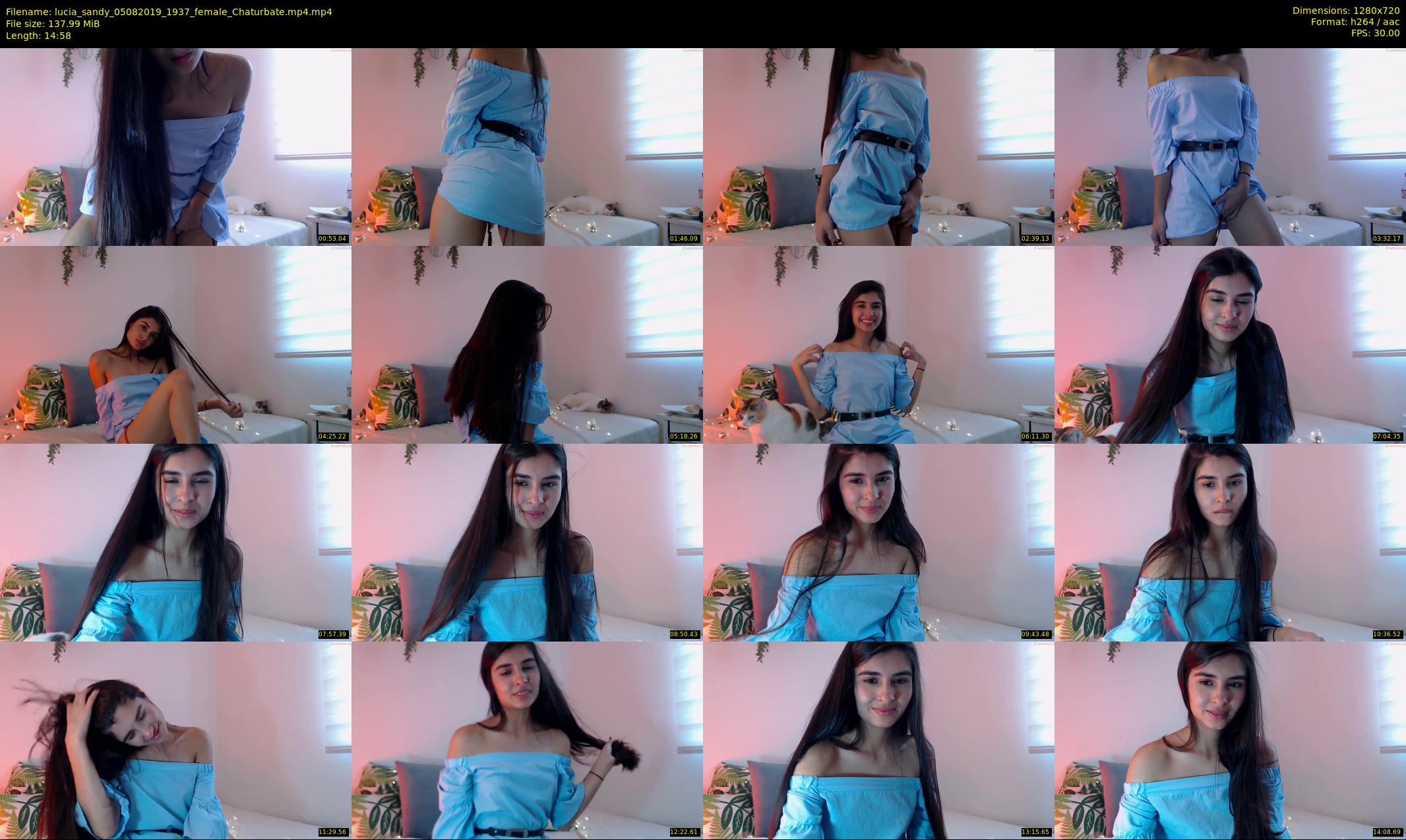 lucia_sandy — 15 minute Chaturbate female cam show recording, 720p, Aug 5, 2019