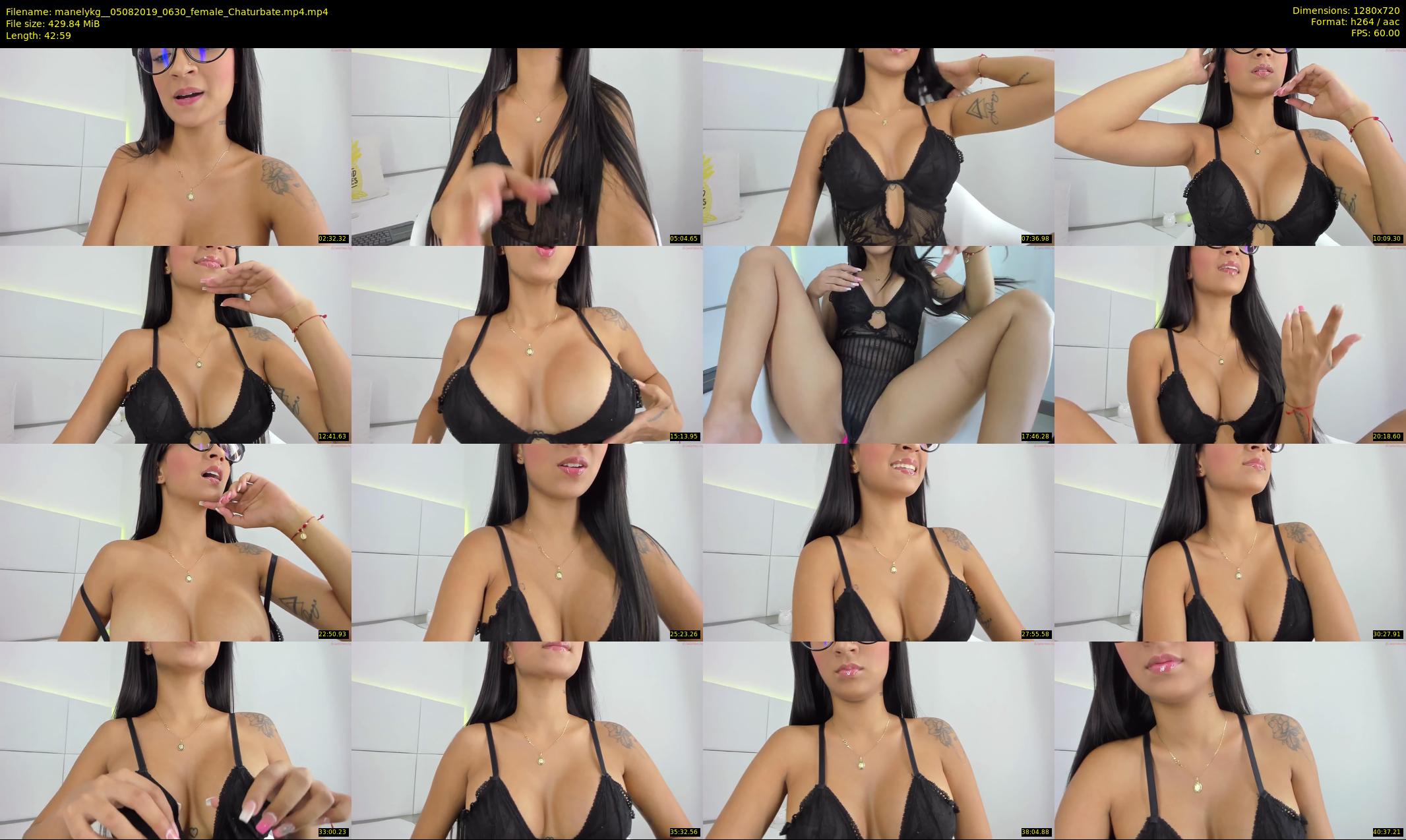 manelykg_ — 43 minute Chaturbate female cam show recording, 720p, Aug 5, 2019