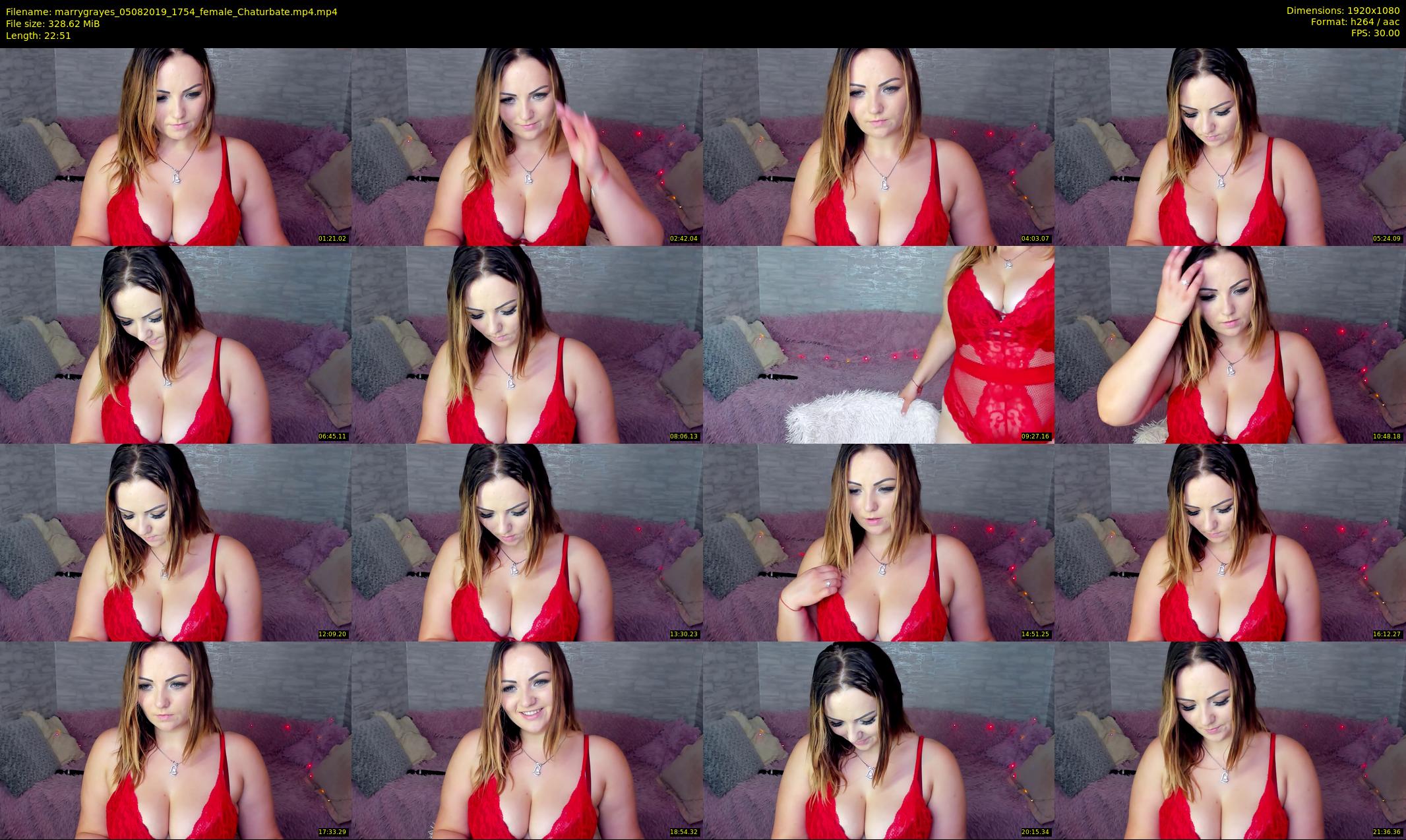 marrygrayes — 23 minute Chaturbate female cam show recording, 1080p, Aug 5, 2019