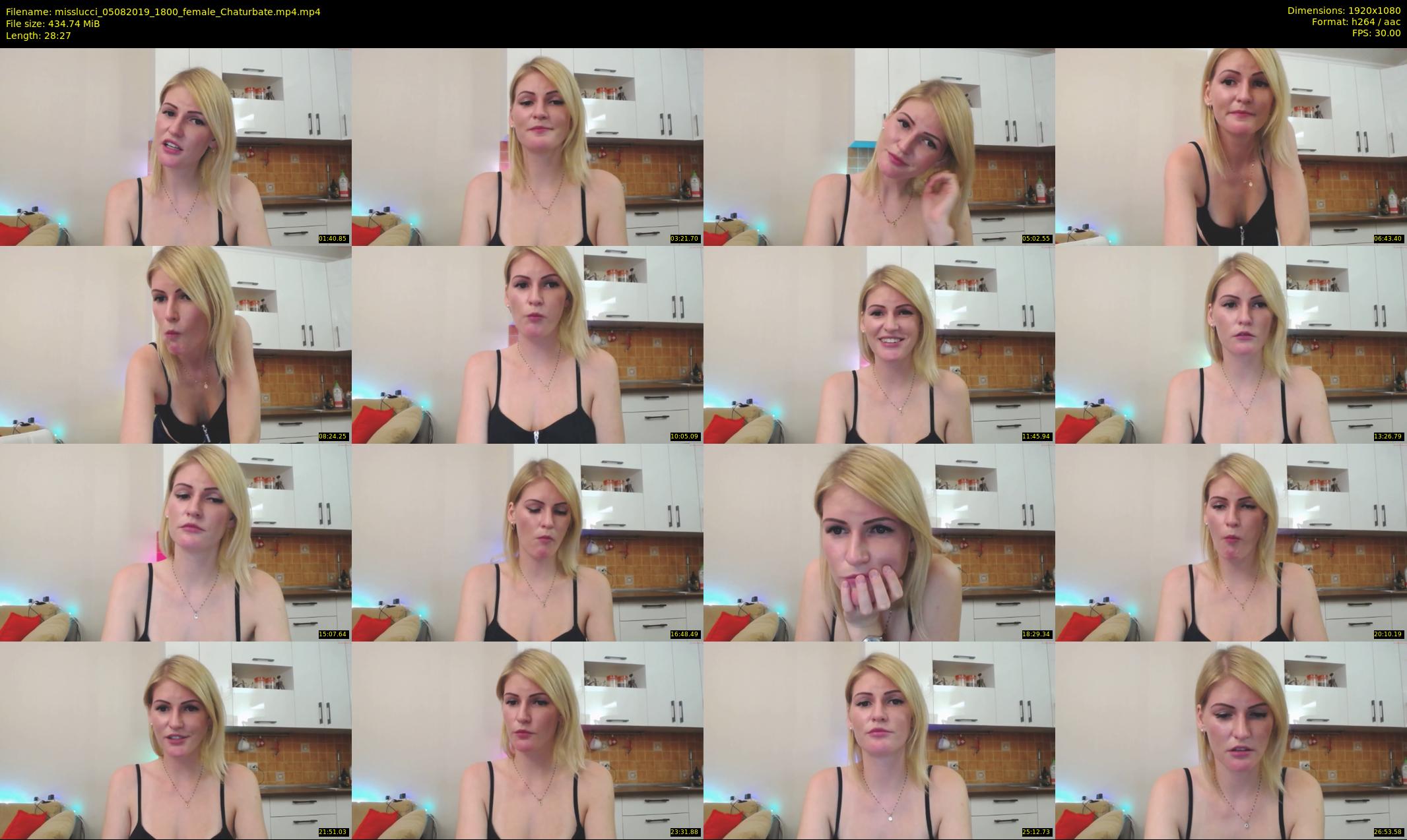 misslucci — 29 minute Chaturbate female cam show recording, 1080p, Aug 5, 2019