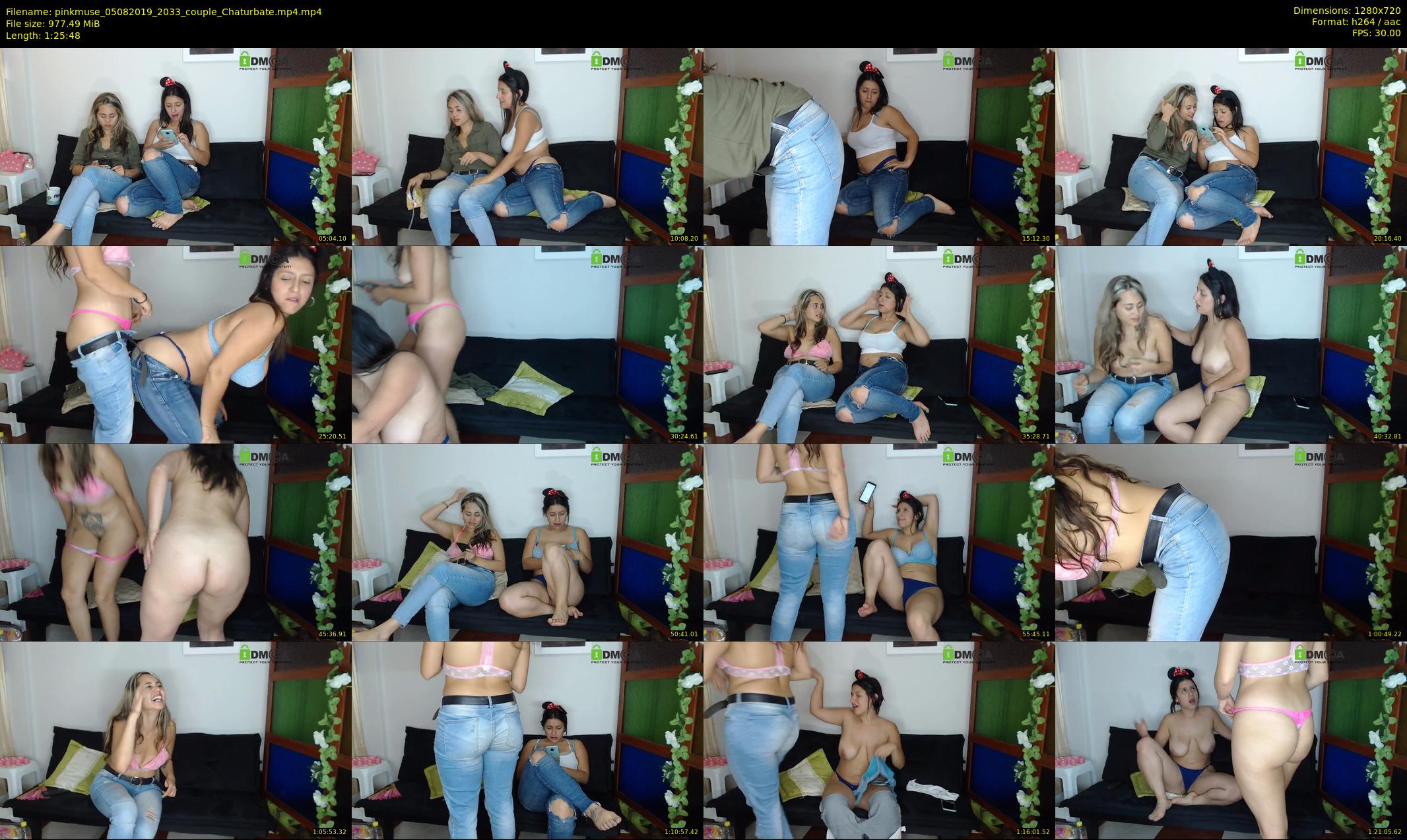 pinkmuse — 86 minute Chaturbate couple cam show recording, 720p, Aug 5, 2019