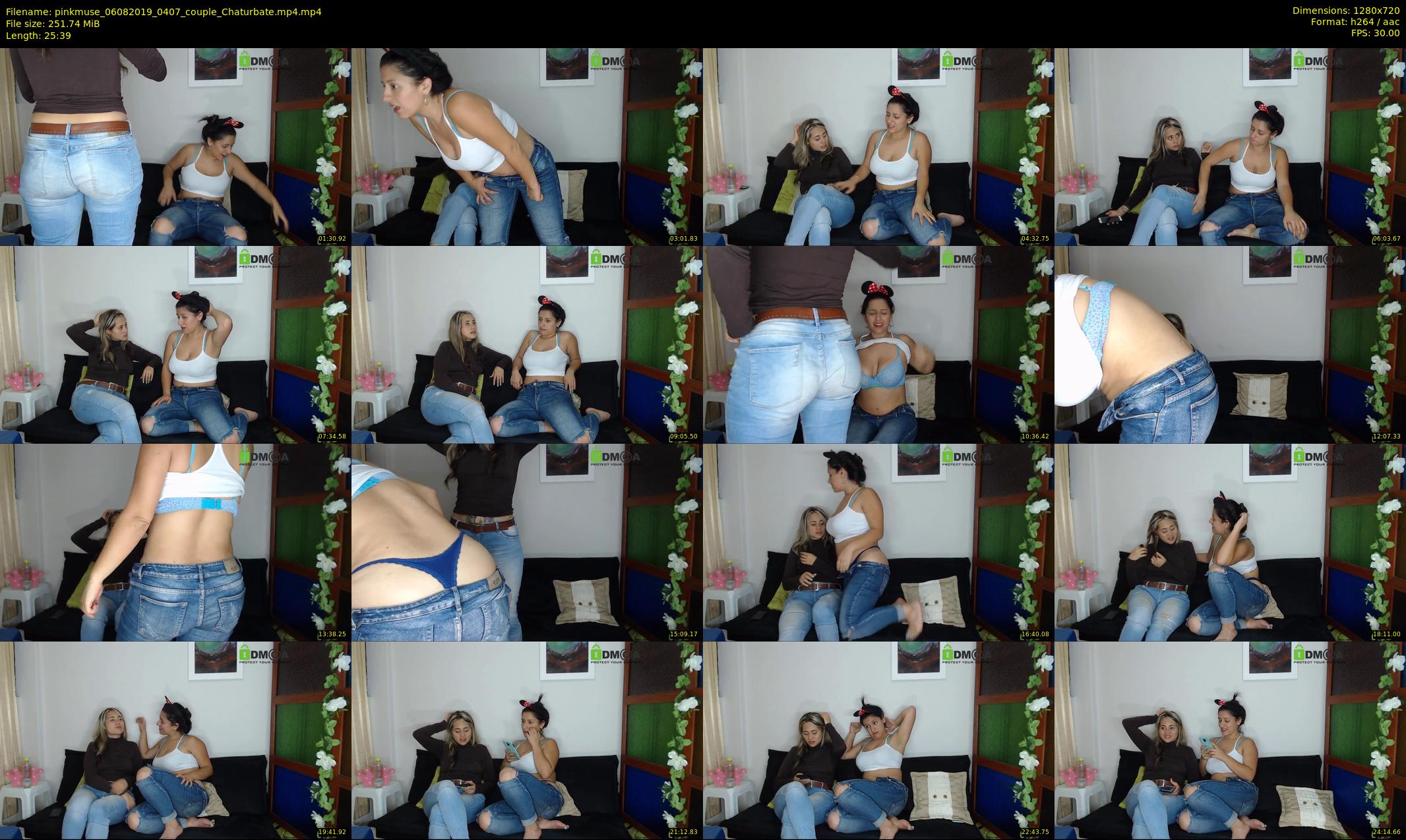 pinkmuse — 26 minute Chaturbate couple cam show recording, 720p, Aug 6, 2019