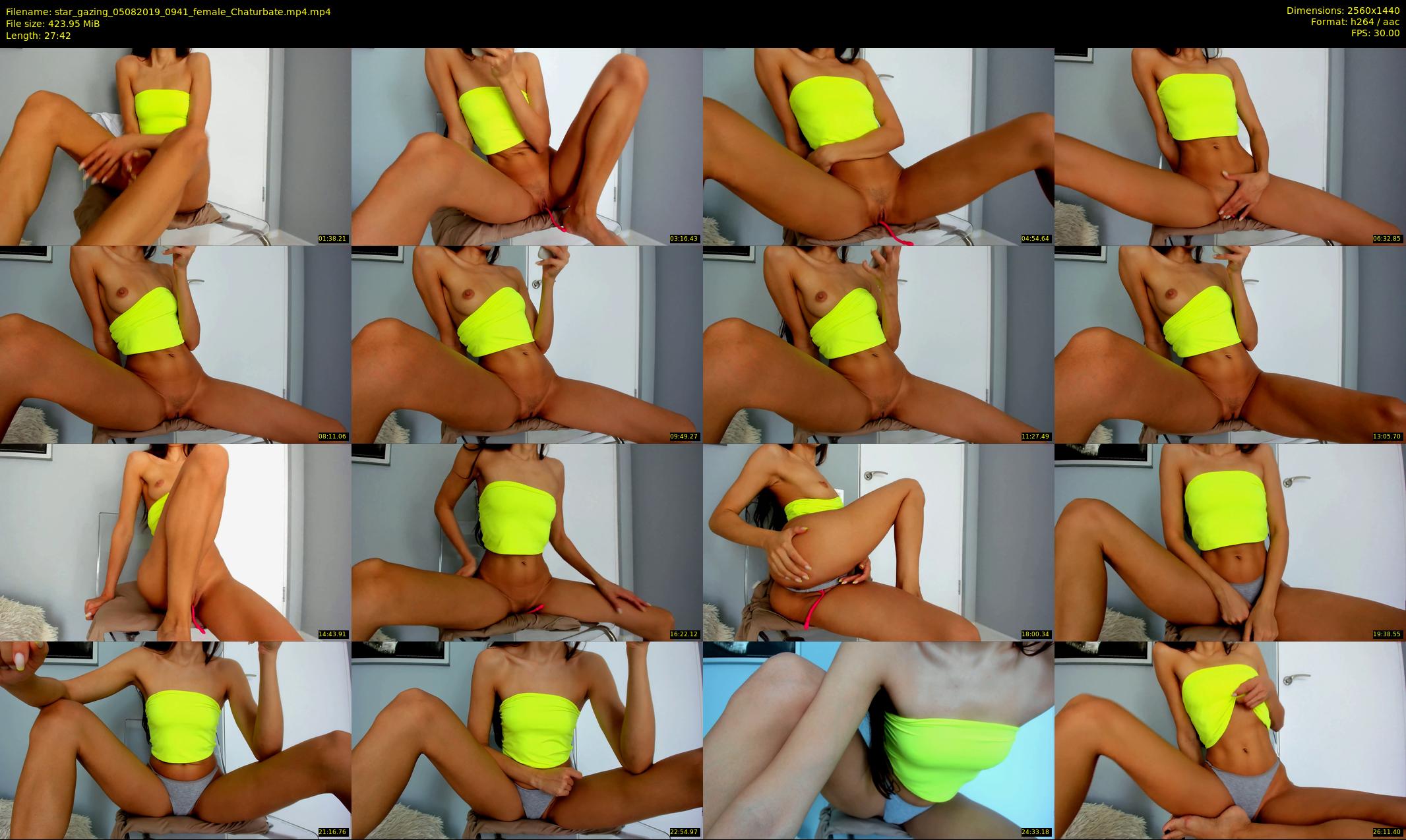 star_gazing — 28 minute Chaturbate female cam show recording, 1080p, Aug 5, 2019