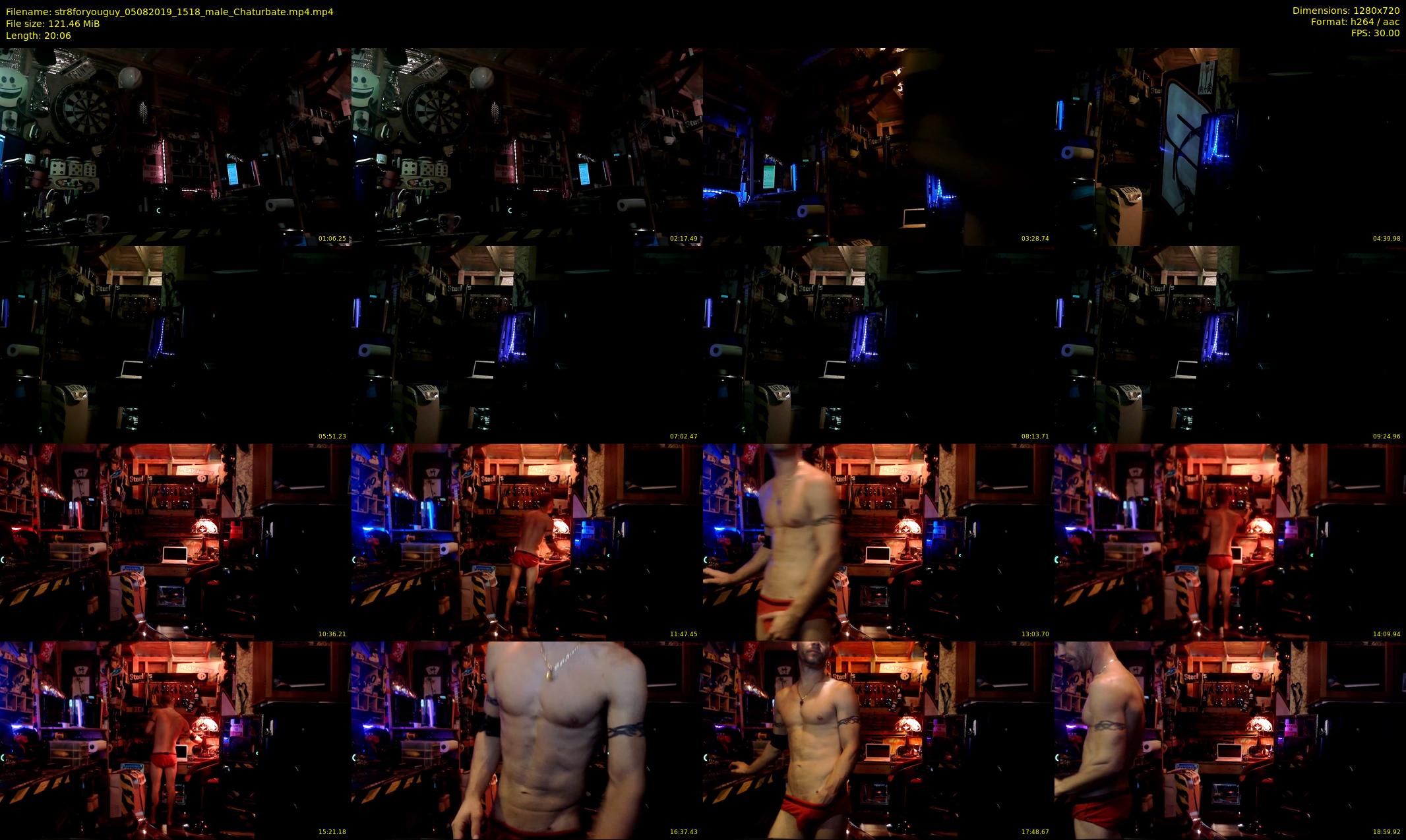 str8foryouguy — 21 minute Chaturbate male cam show recording, 720p, Aug 5, 2019