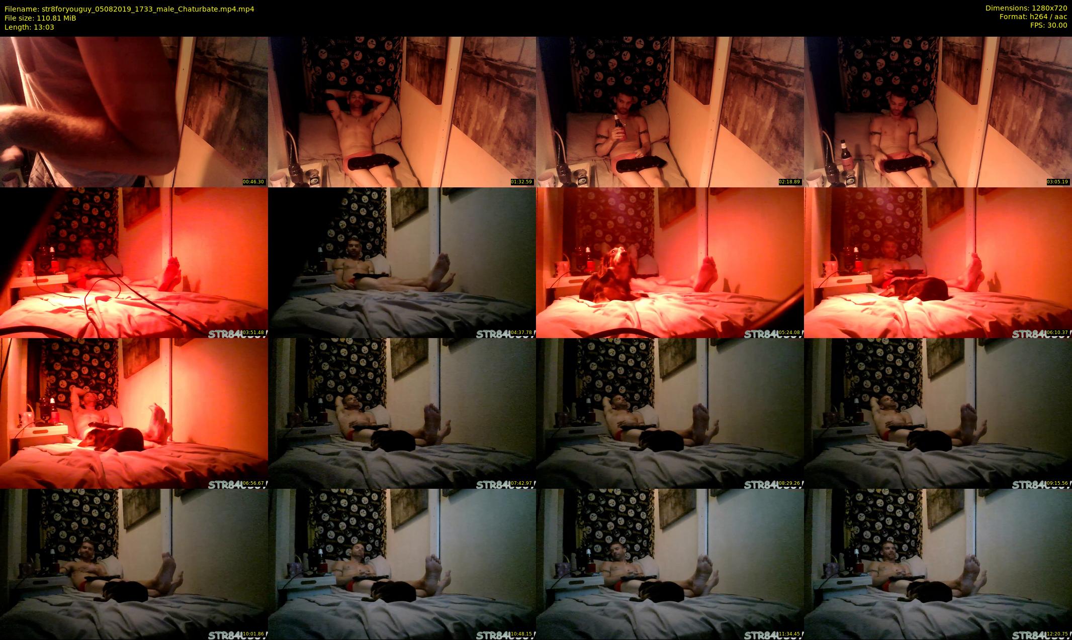 str8foryouguy — 14 minute Chaturbate male cam show recording, 720p, Aug 5, 2019