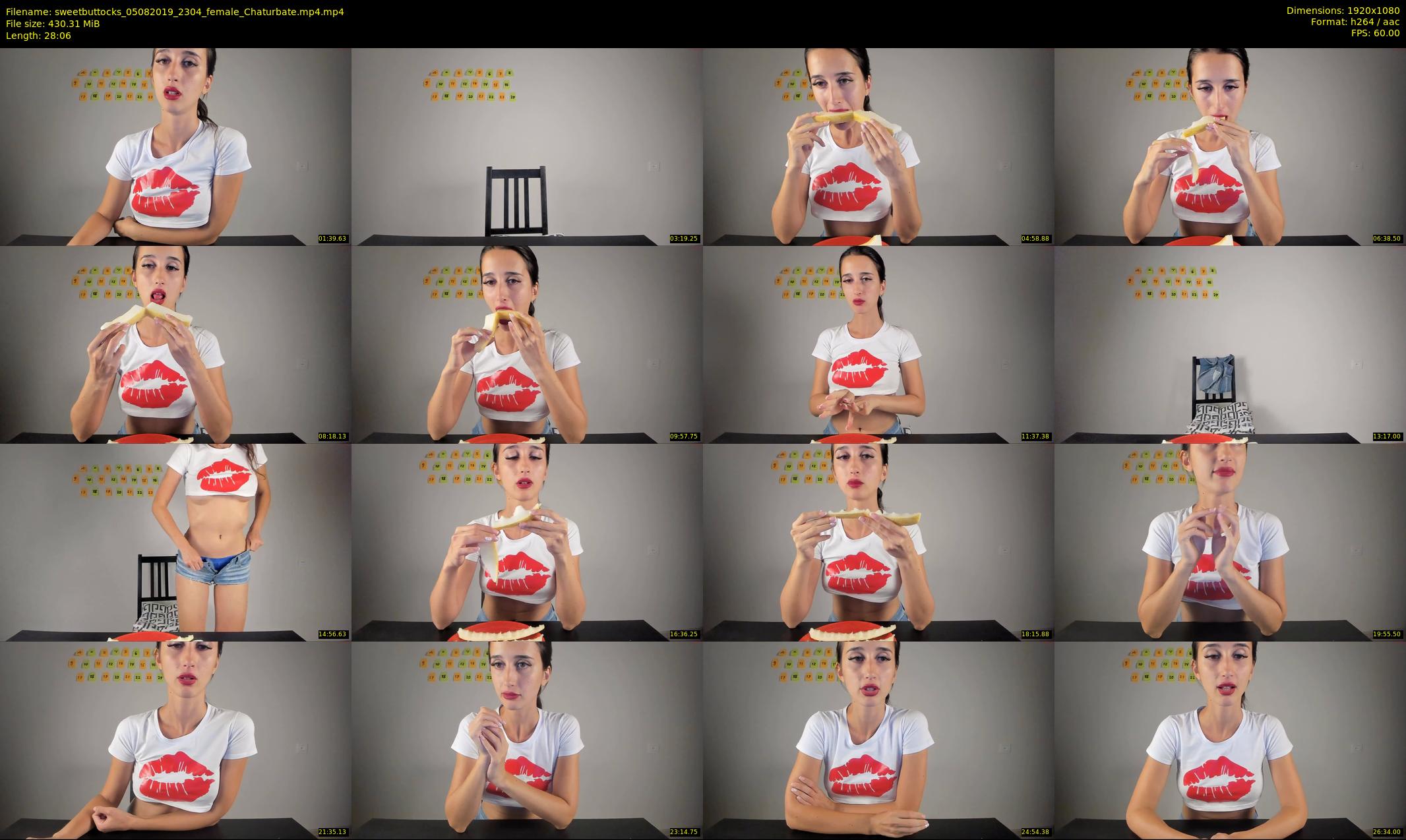 sweetbuttocks — 29 minute Chaturbate female cam show recording, 1080p, Aug 5, 2019