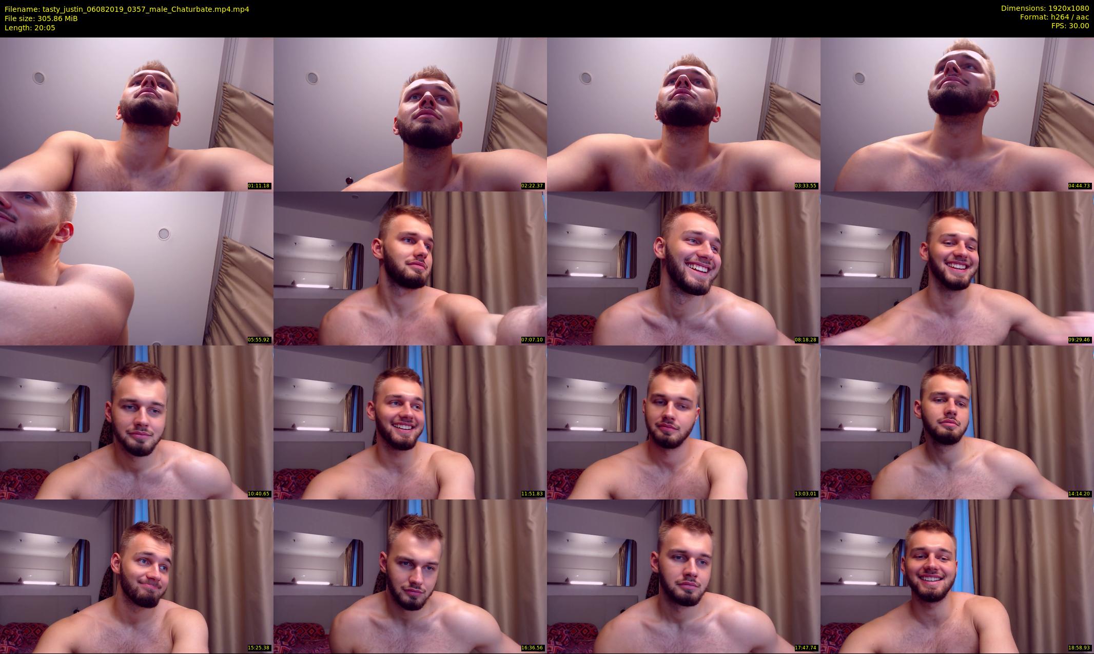 tasty_justin — 21 minute Chaturbate male cam show recording, 1080p, Aug 6, 2019