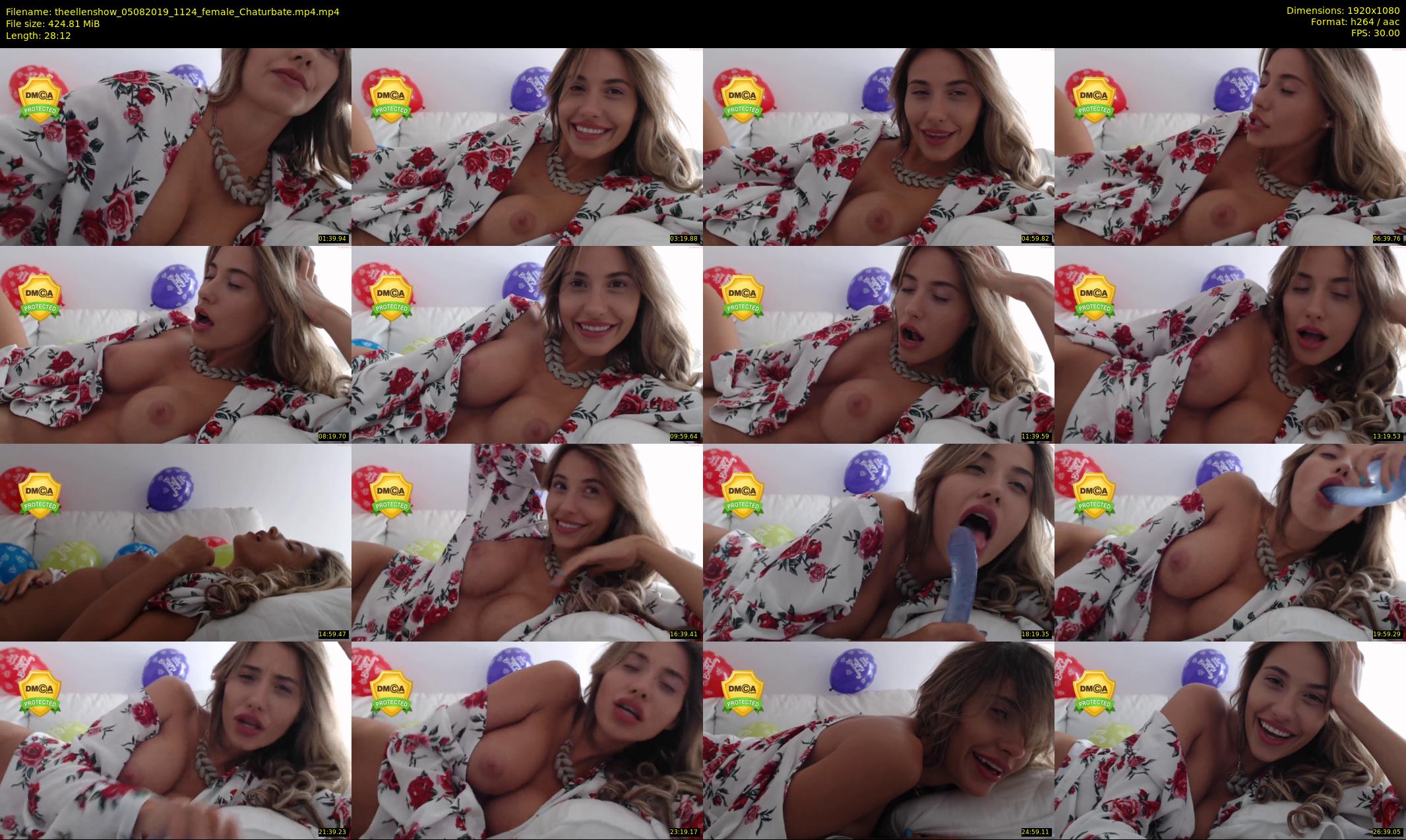 theellenshow — 29 minute Chaturbate female cam show recording, 1080p, Aug 5, 2019
