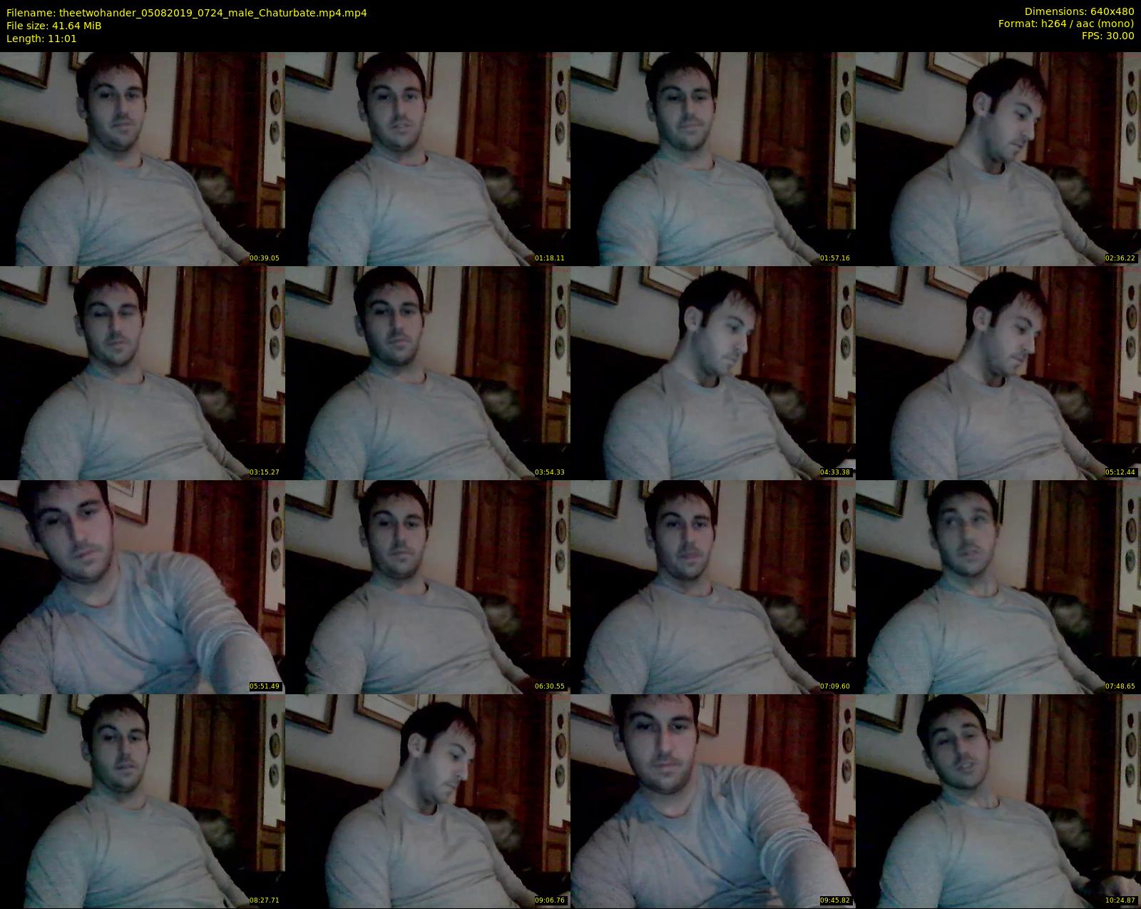 theetwohander — 12 minute Chaturbate male cam show recording, 480p, Aug 5, 2019