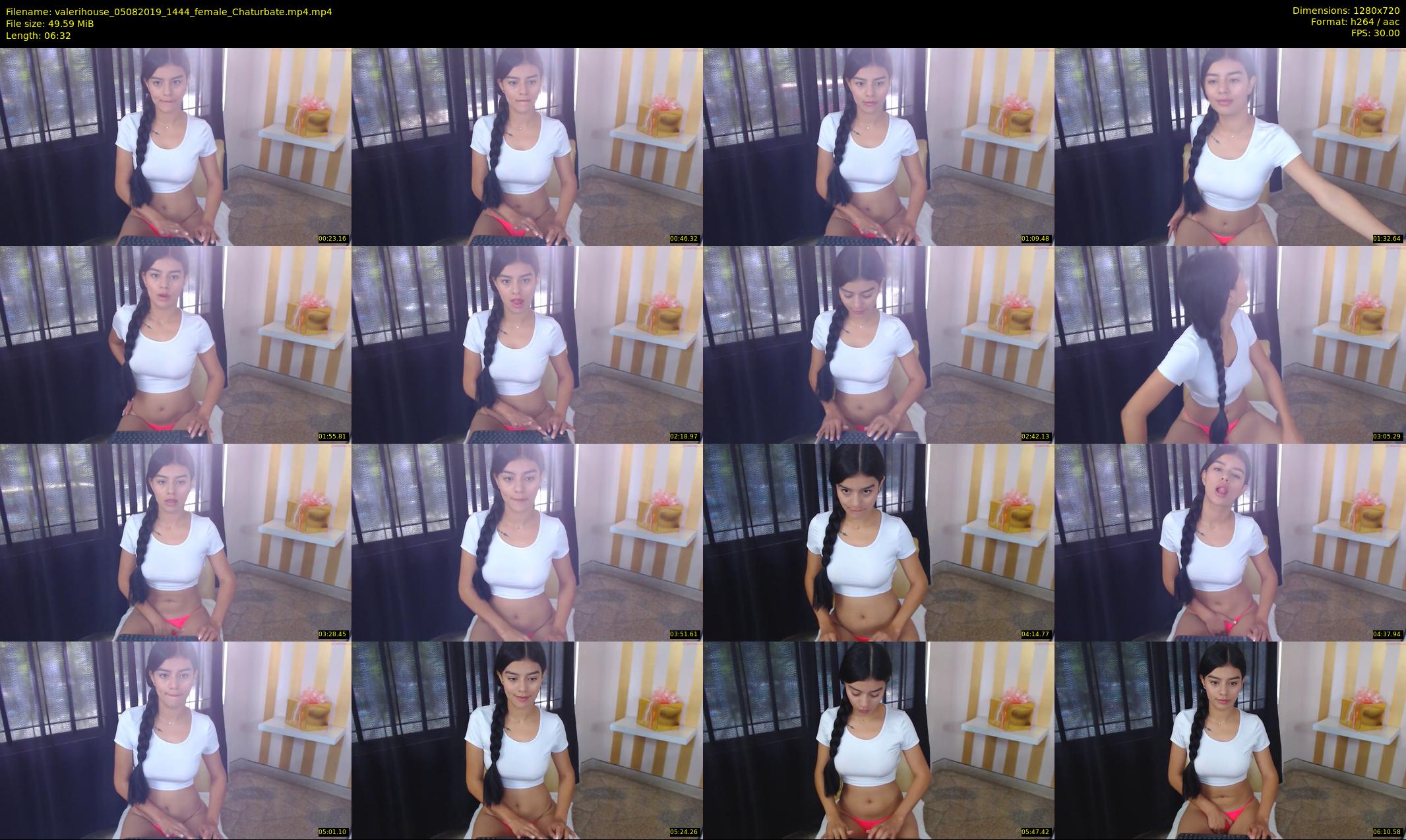 valerihouse — 7 minute Chaturbate female cam show recording, 720p, Aug 5, 2019