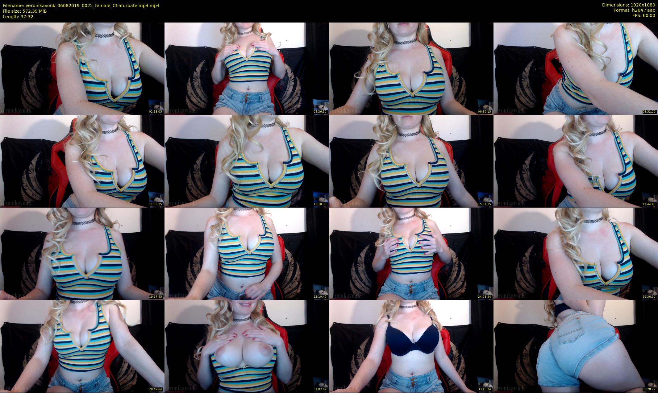 veronikavonk — 38 minute Chaturbate female cam show recording, 1080p, Aug 6, 2019