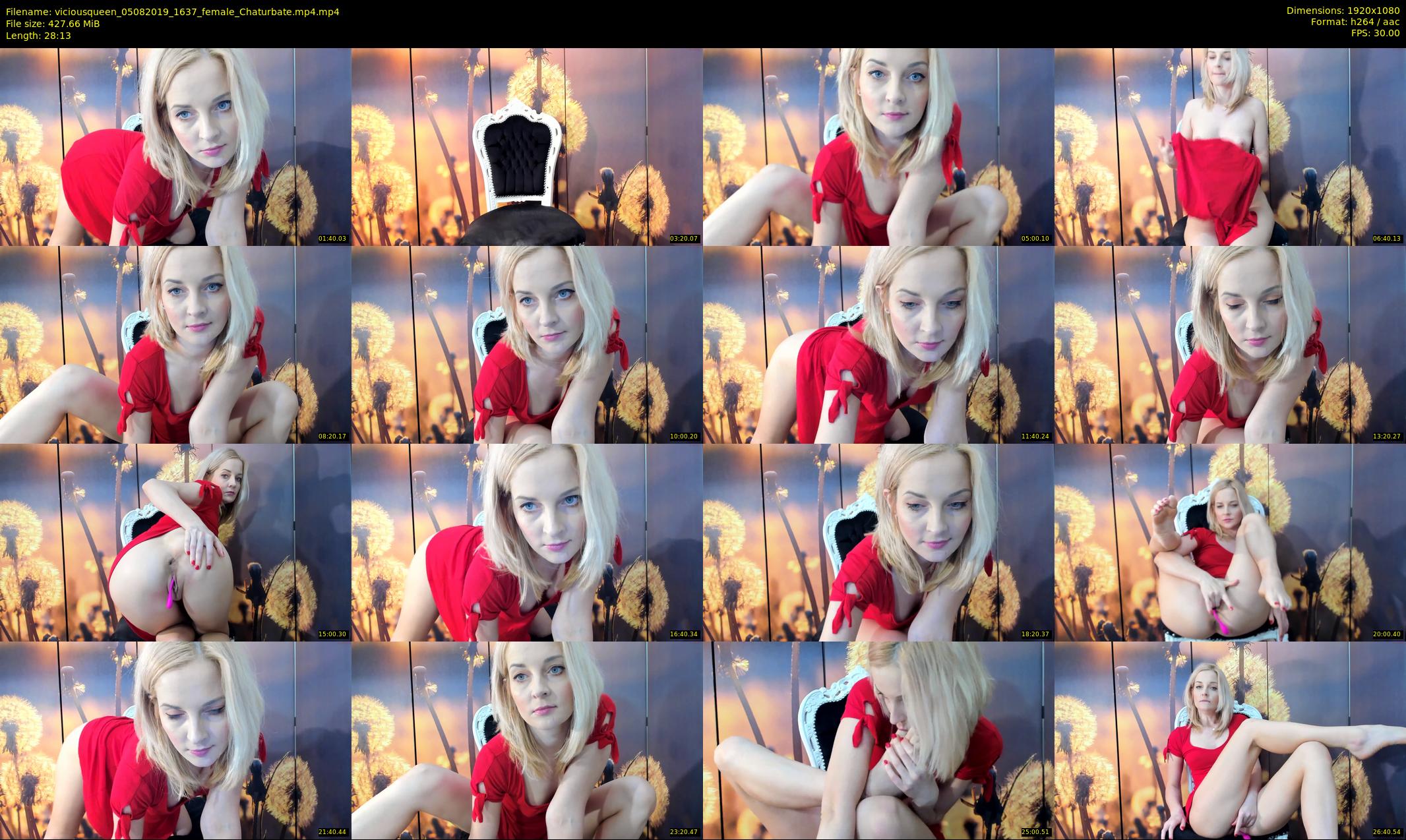 viciousqueen — 29 minute Chaturbate female cam show recording, 1080p, Aug 5, 2019