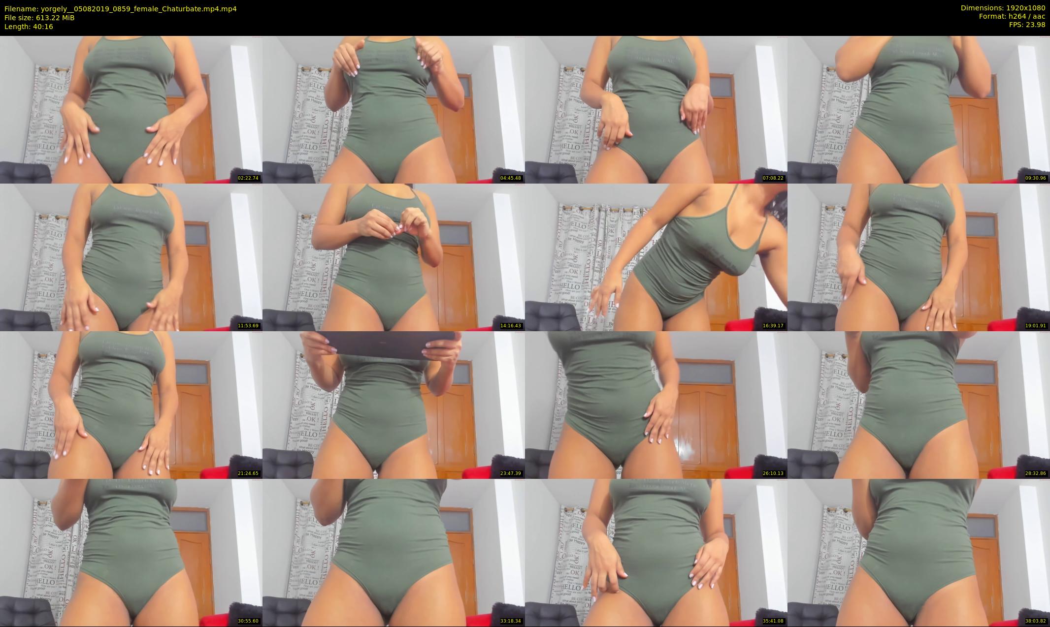 yorgely_ — 41 minute Chaturbate female cam show recording, 1080p, Aug 5, 2019