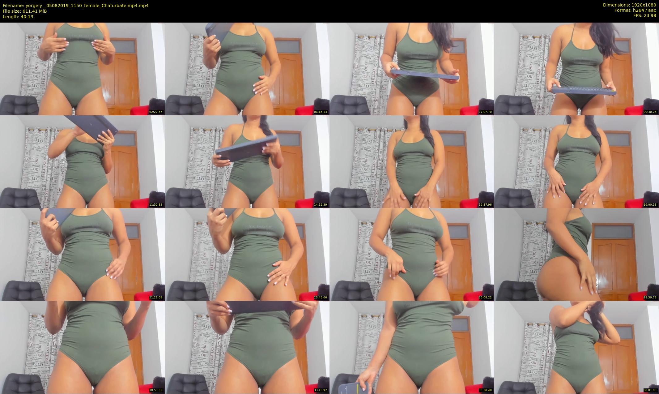 yorgely_ — 41 minute Chaturbate female cam show recording, 1080p, Aug 5, 2019
