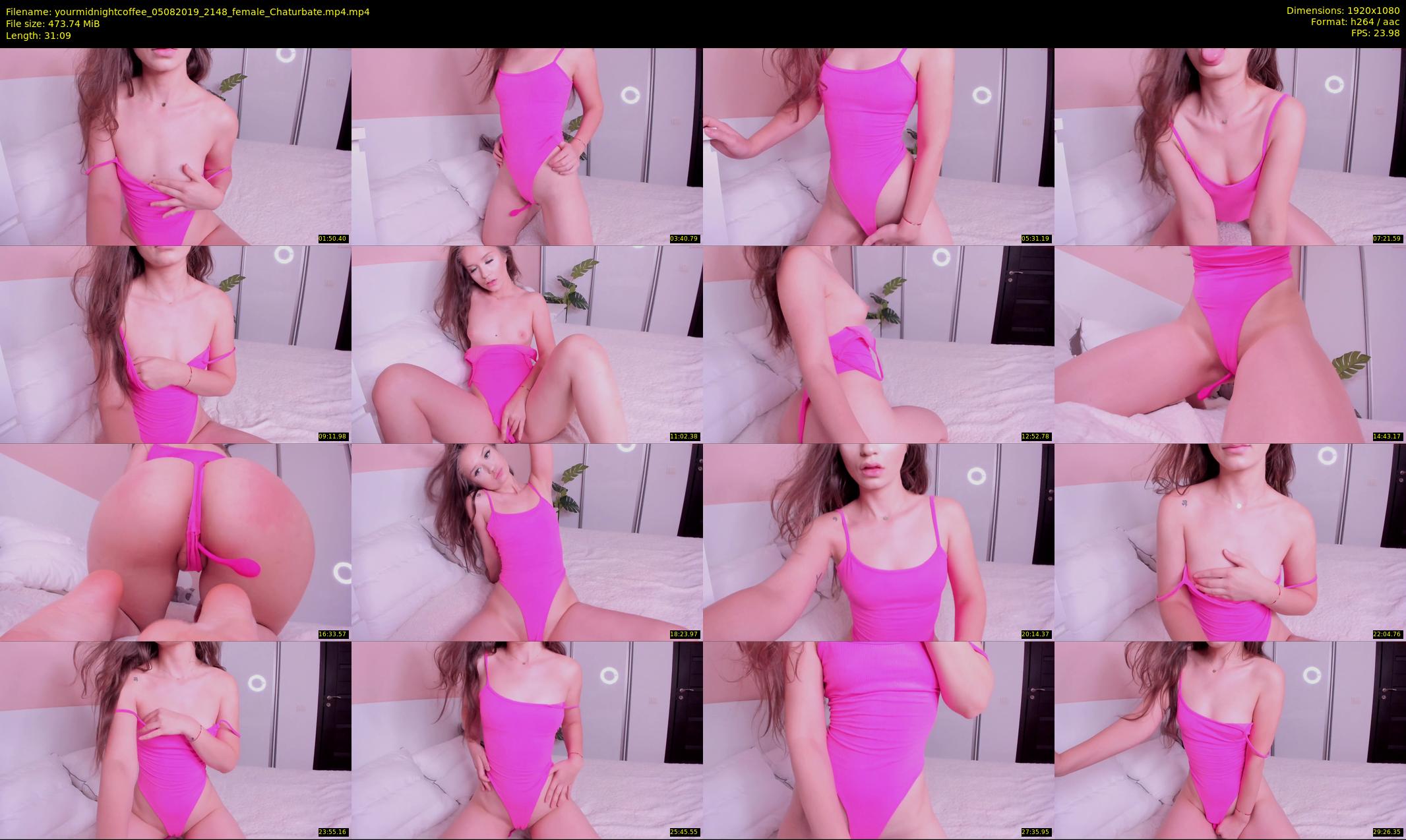 yourmidnightcoffee — 32 minute Chaturbate female cam show recording, 1080p, Aug 5, 2019