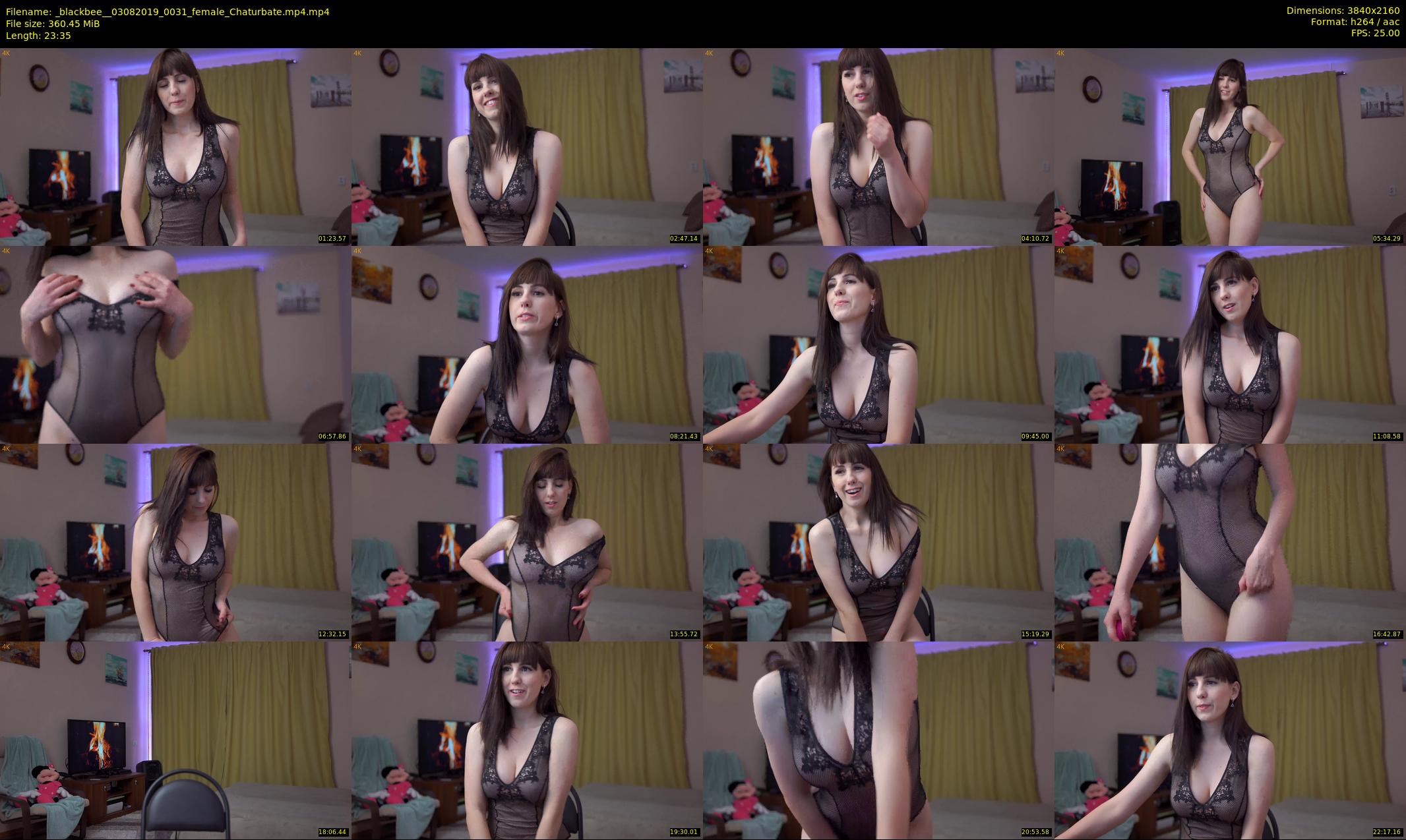 _blackbee_ — 24 minute Chaturbate female cam show recording, 4K, Aug 3, 2019