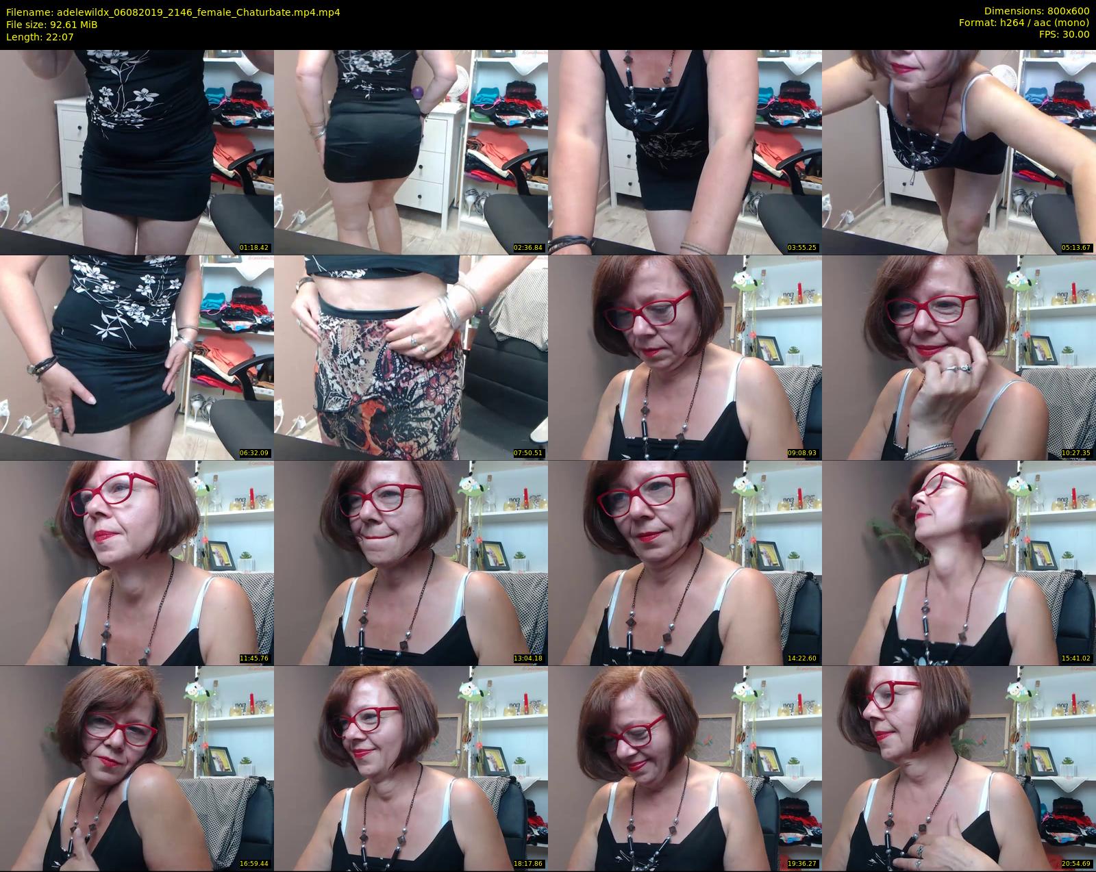 adelewildx — 23 minute Chaturbate female cam show recording, 480p, Aug 6, 2019