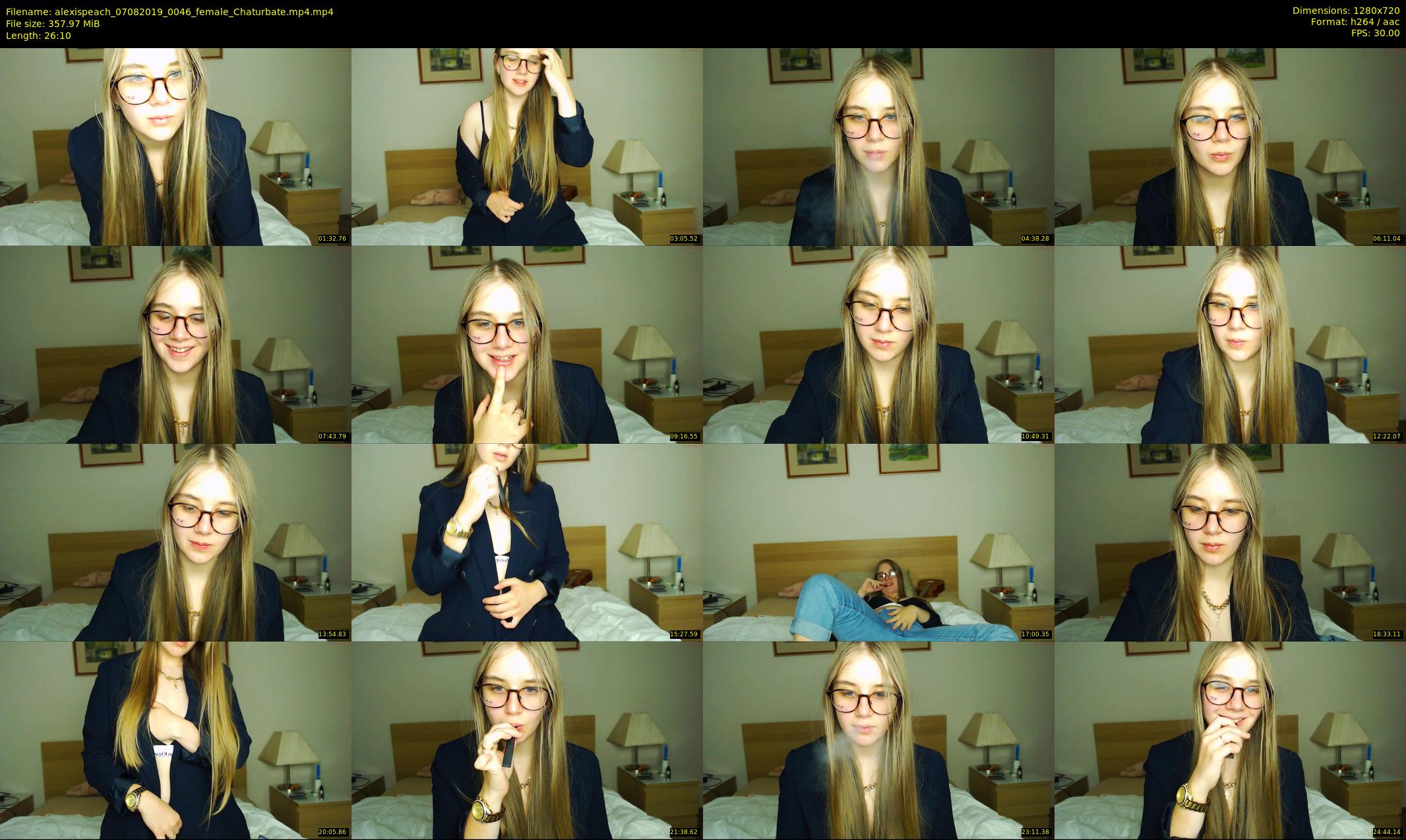 alexispeach — 27 minute Chaturbate female cam show recording, 720p, Aug 7, 2019