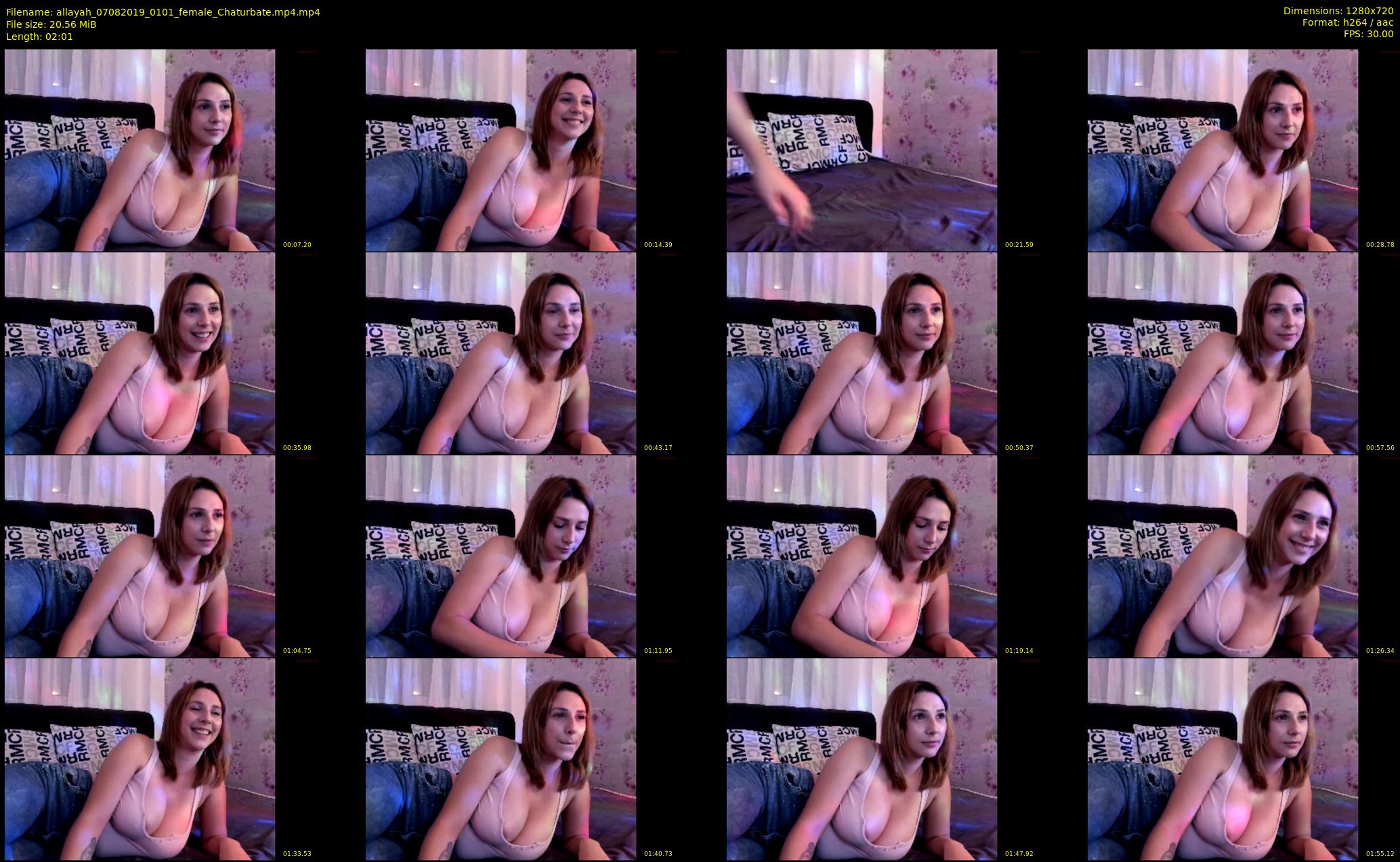 allayah — 3 minute Chaturbate female cam show recording, 720p, Aug 7, 2019