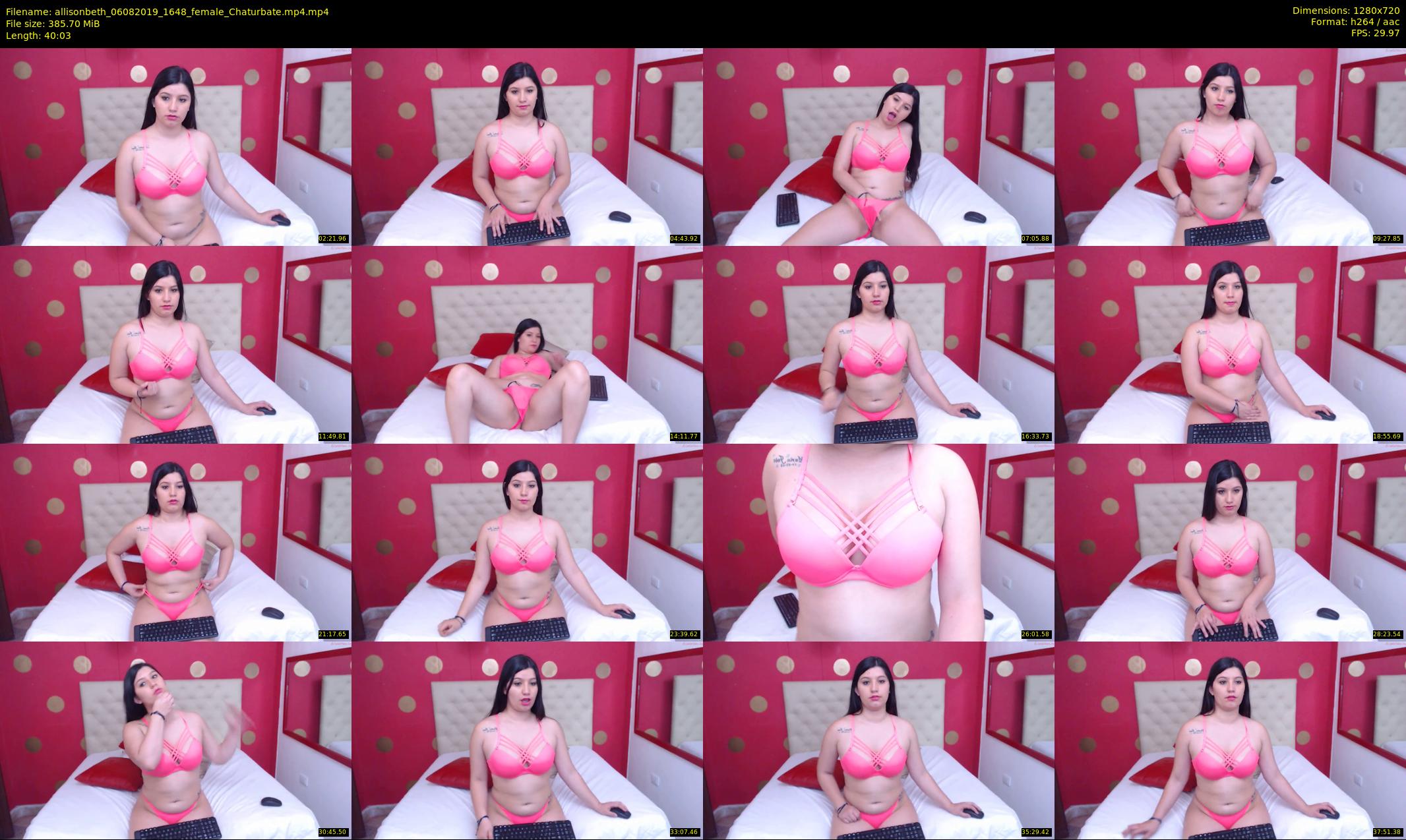 allisonbeth — 41 minute Chaturbate female cam show recording, 720p, Aug 6, 2019