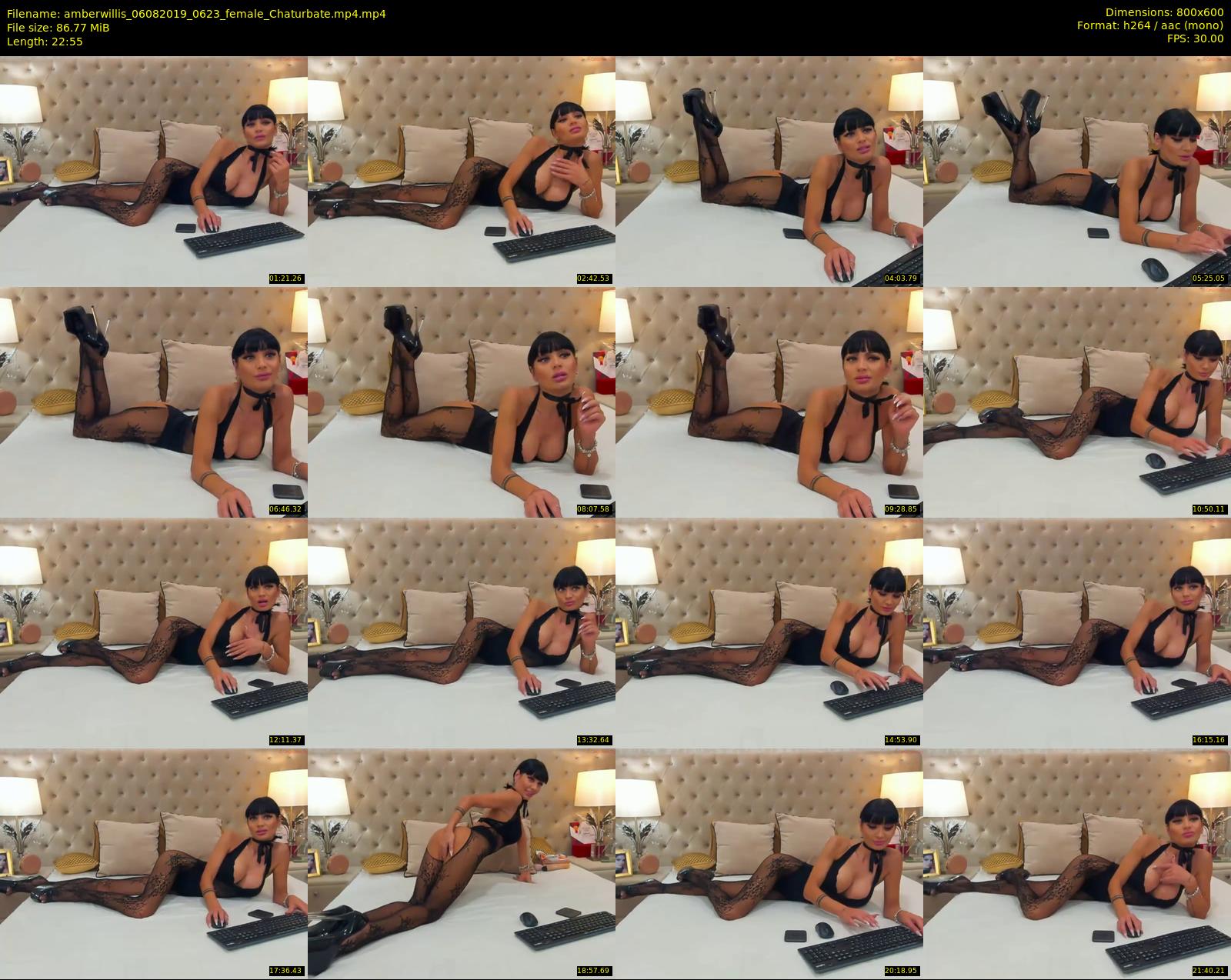 amberwillis — 23 minute Chaturbate female cam show recording, 480p, Aug 6, 2019