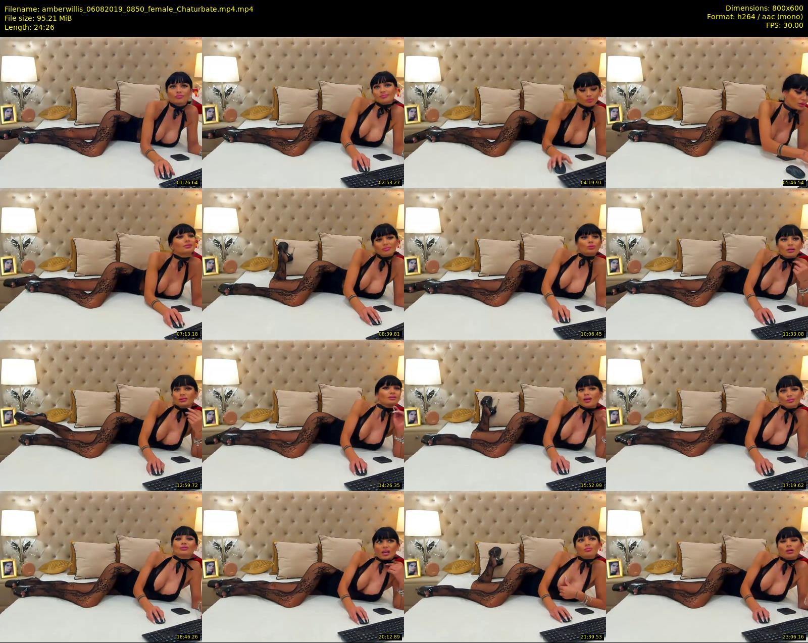 amberwillis — 25 minute Chaturbate female cam show recording, 480p, Aug 6, 2019
