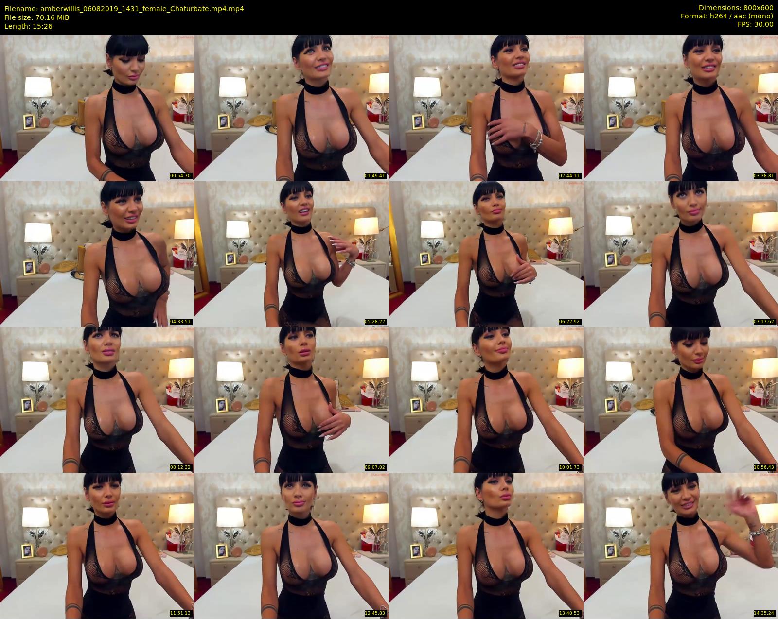 amberwillis — 16 minute Chaturbate female cam show recording, 480p, Aug 6, 2019