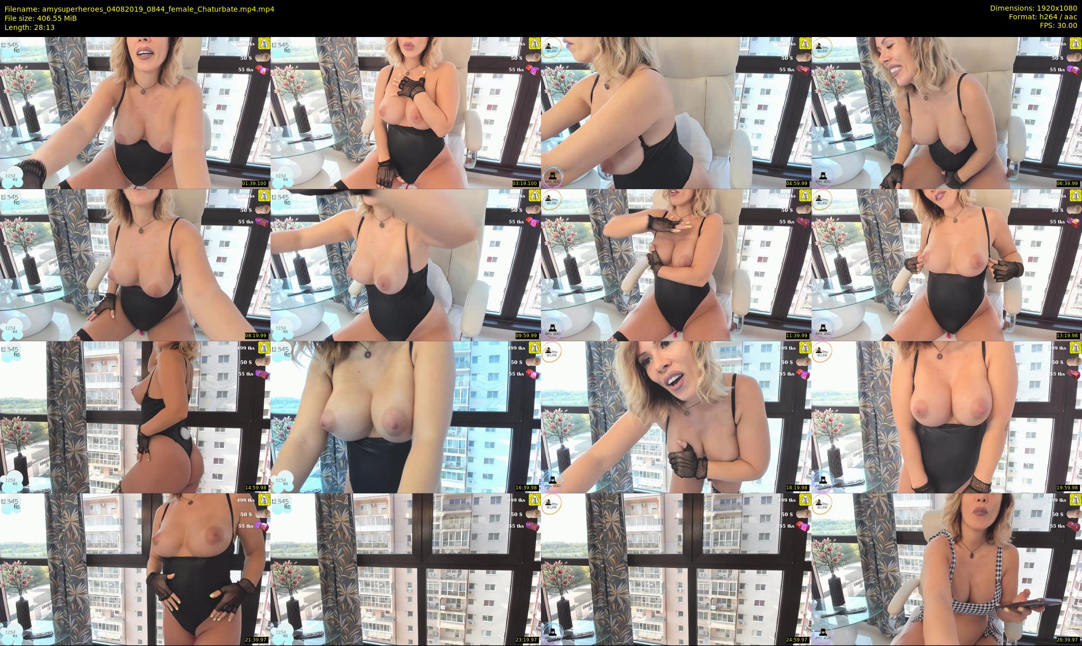 amysuperheroes — 29 minute Chaturbate female cam show recording, 1080p, Aug 4, 2019