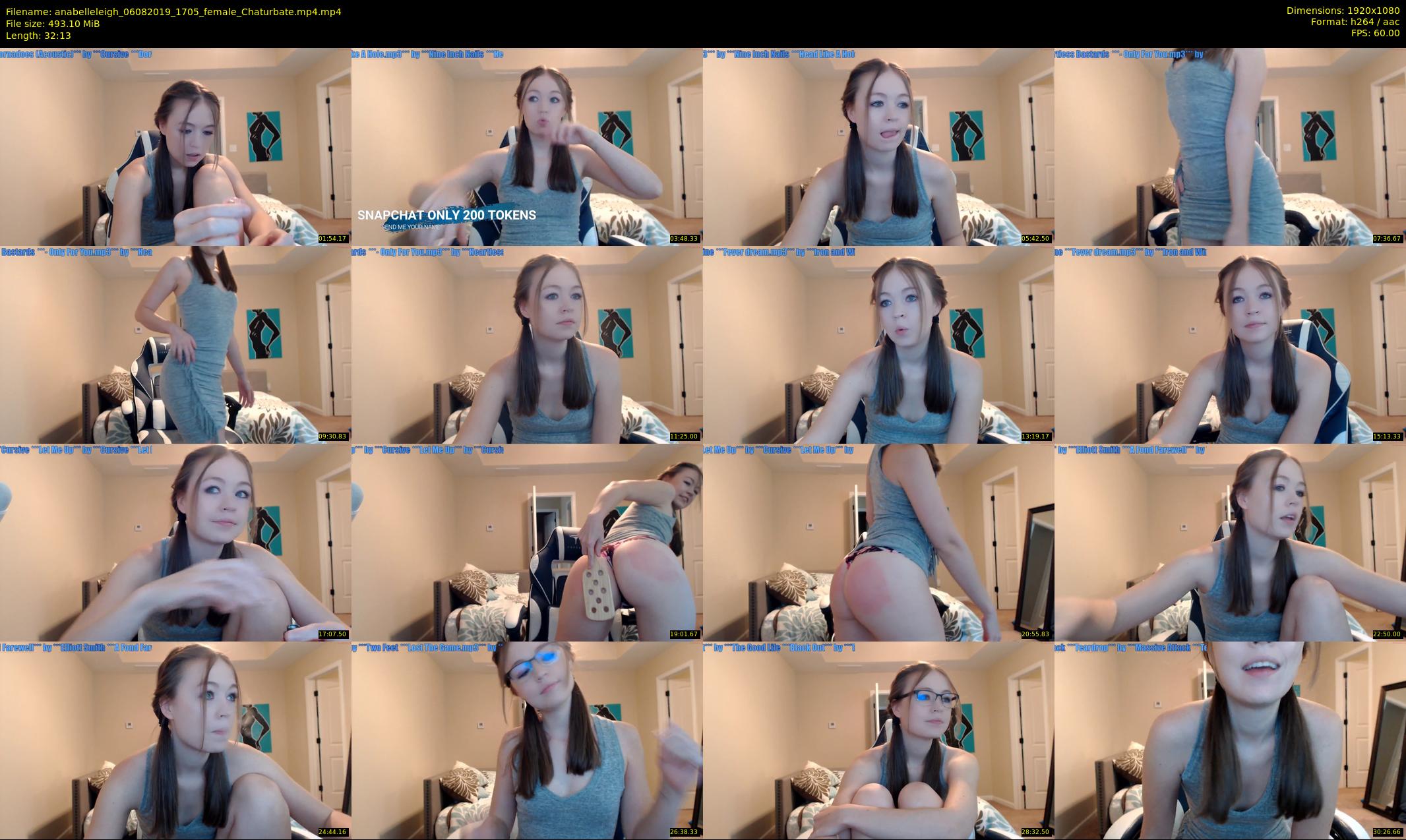 anabelleleigh — 33 minute Chaturbate female cam show recording, 1080p, Aug 6, 2019