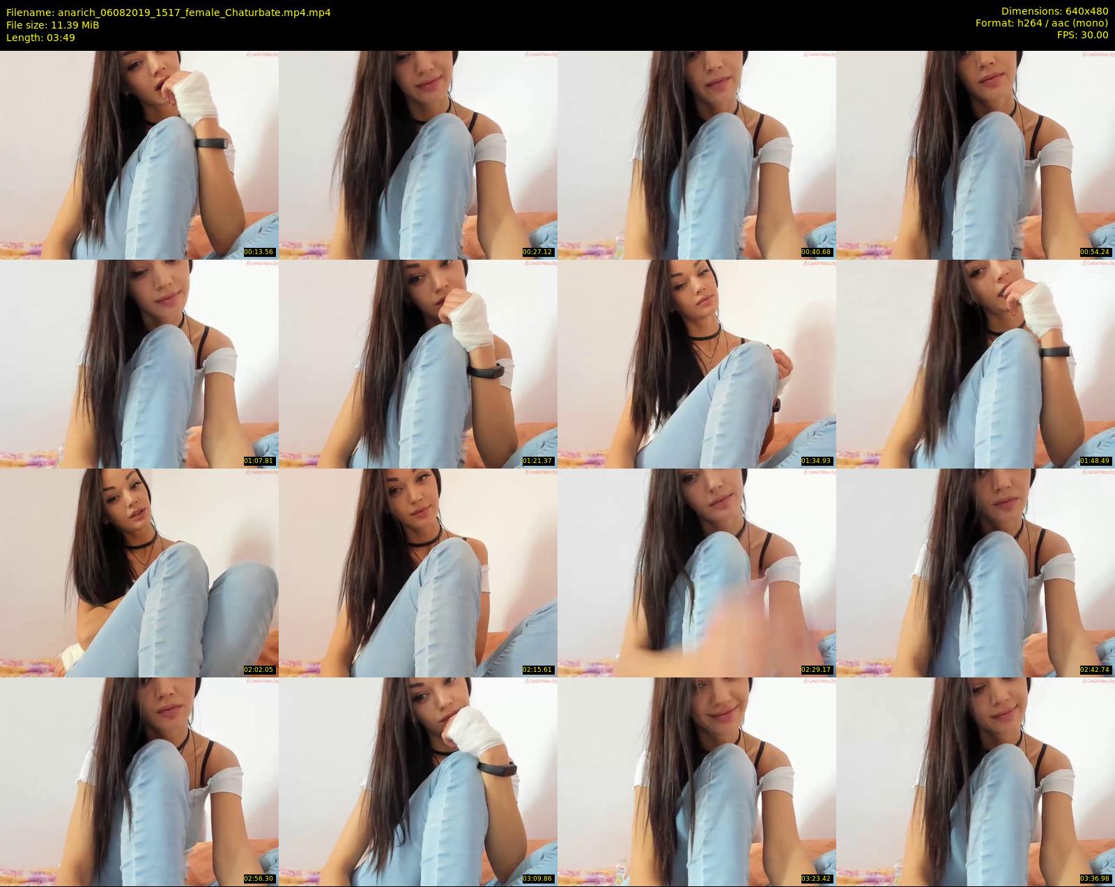 anarich — 4 minute Chaturbate female cam show recording, 480p, Aug 6, 2019