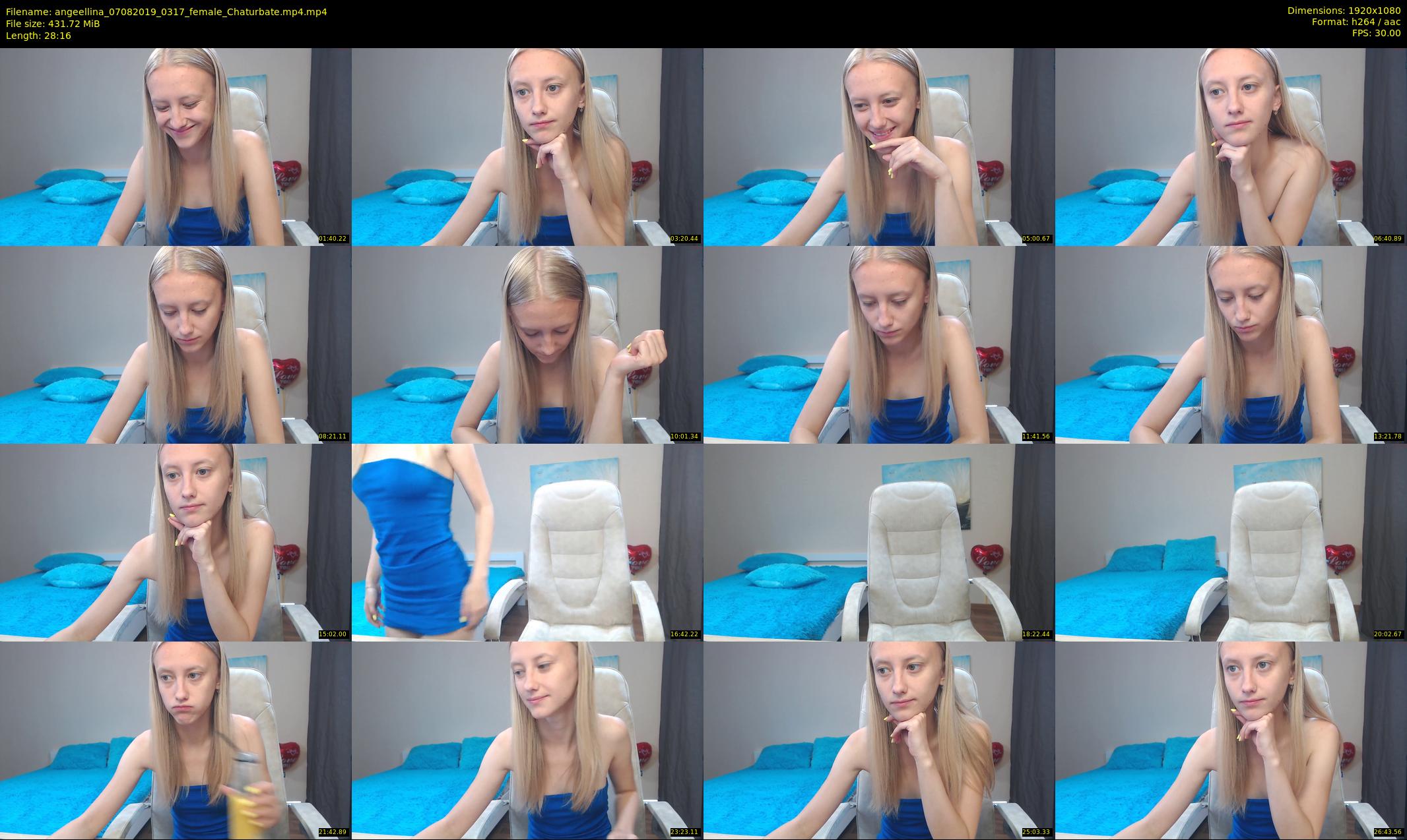 angeellina — 29 minute Chaturbate female cam show recording, 1080p, Aug 7, 2019