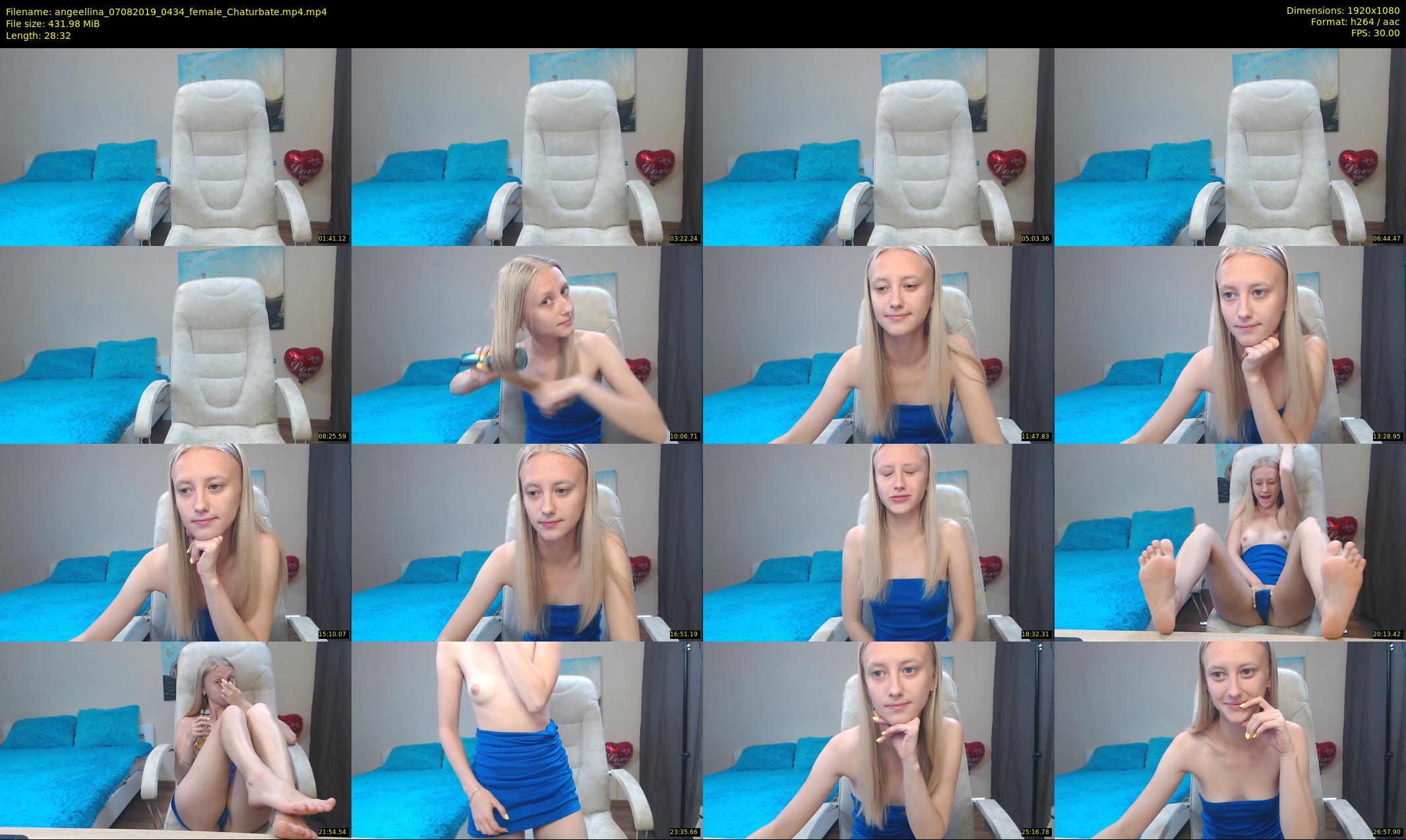 angeellina — 29 minute Chaturbate female cam show recording, 1080p, Aug 7, 2019
