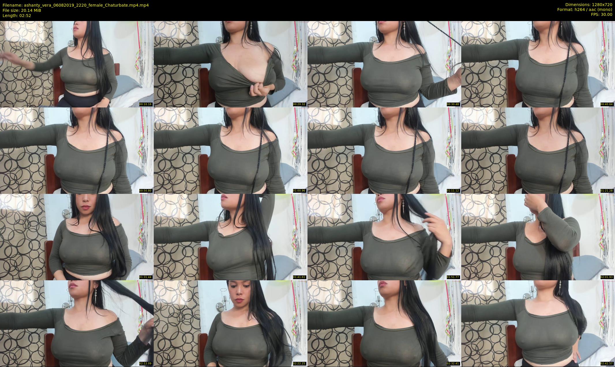ashanty_vera — 3 minute Chaturbate couple cam show recording, 720p, Aug 6, 2019