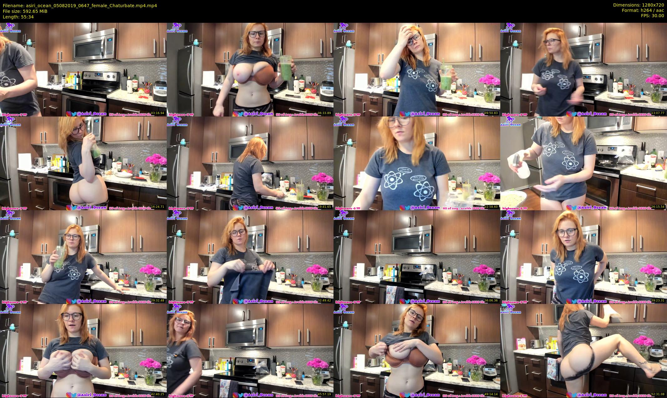 asiri_ocean — 56 minute Chaturbate female cam show recording, 720p, Aug 5, 2019