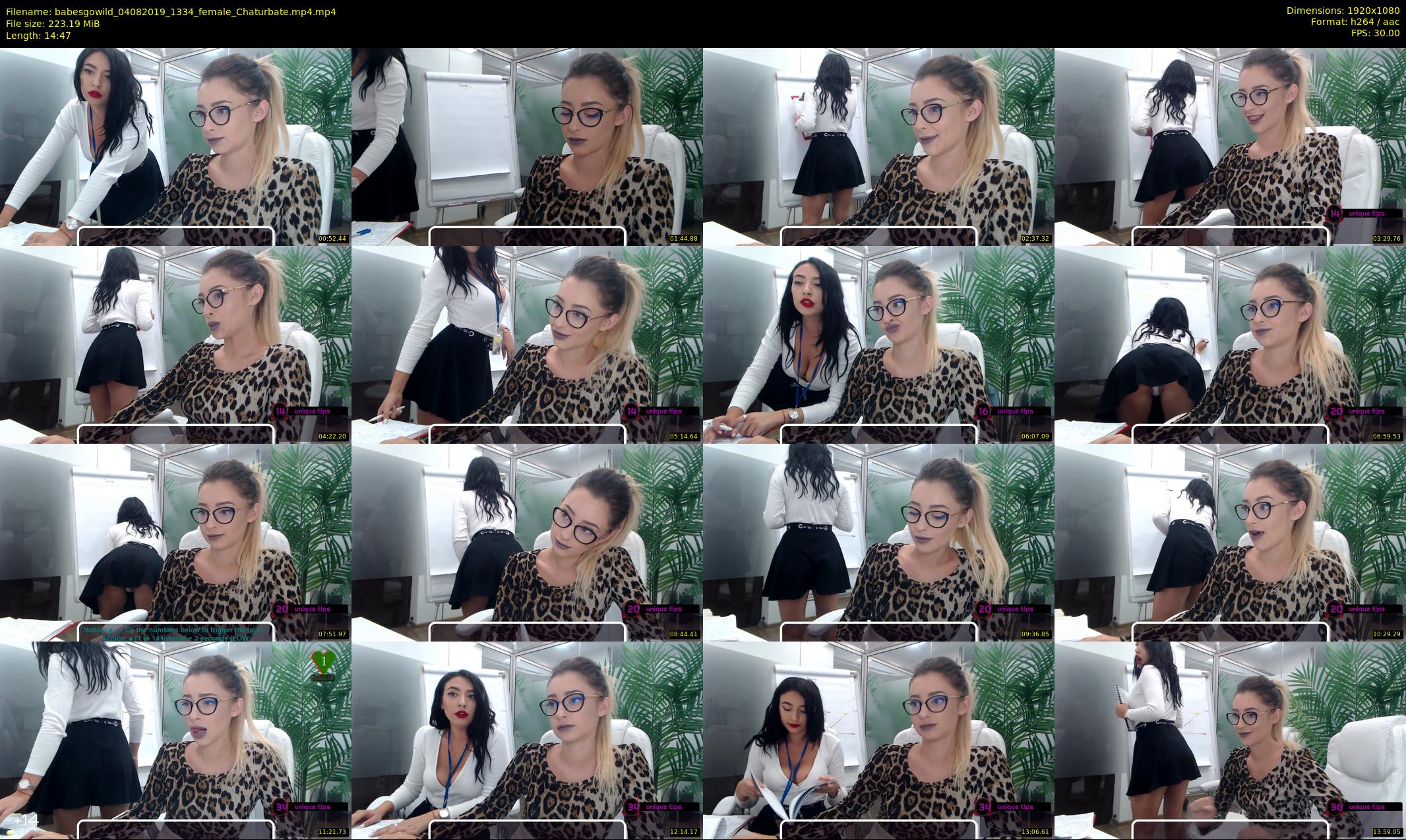 babesgowild — 15 minute Chaturbate couple cam show recording, 1080p, Aug 4, 2019