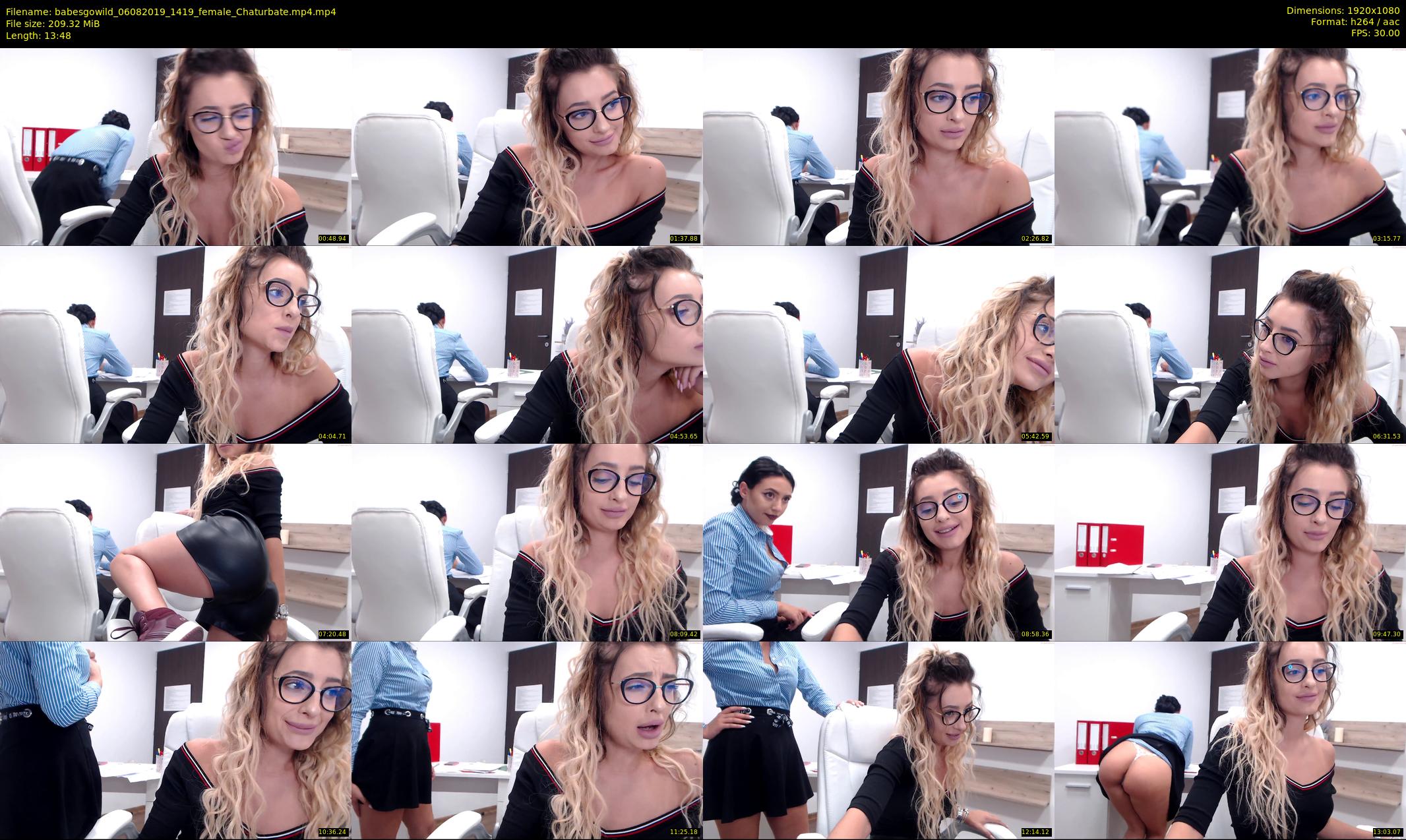 babesgowild — 14 minute Chaturbate couple cam show recording, 1080p, Aug 6, 2019