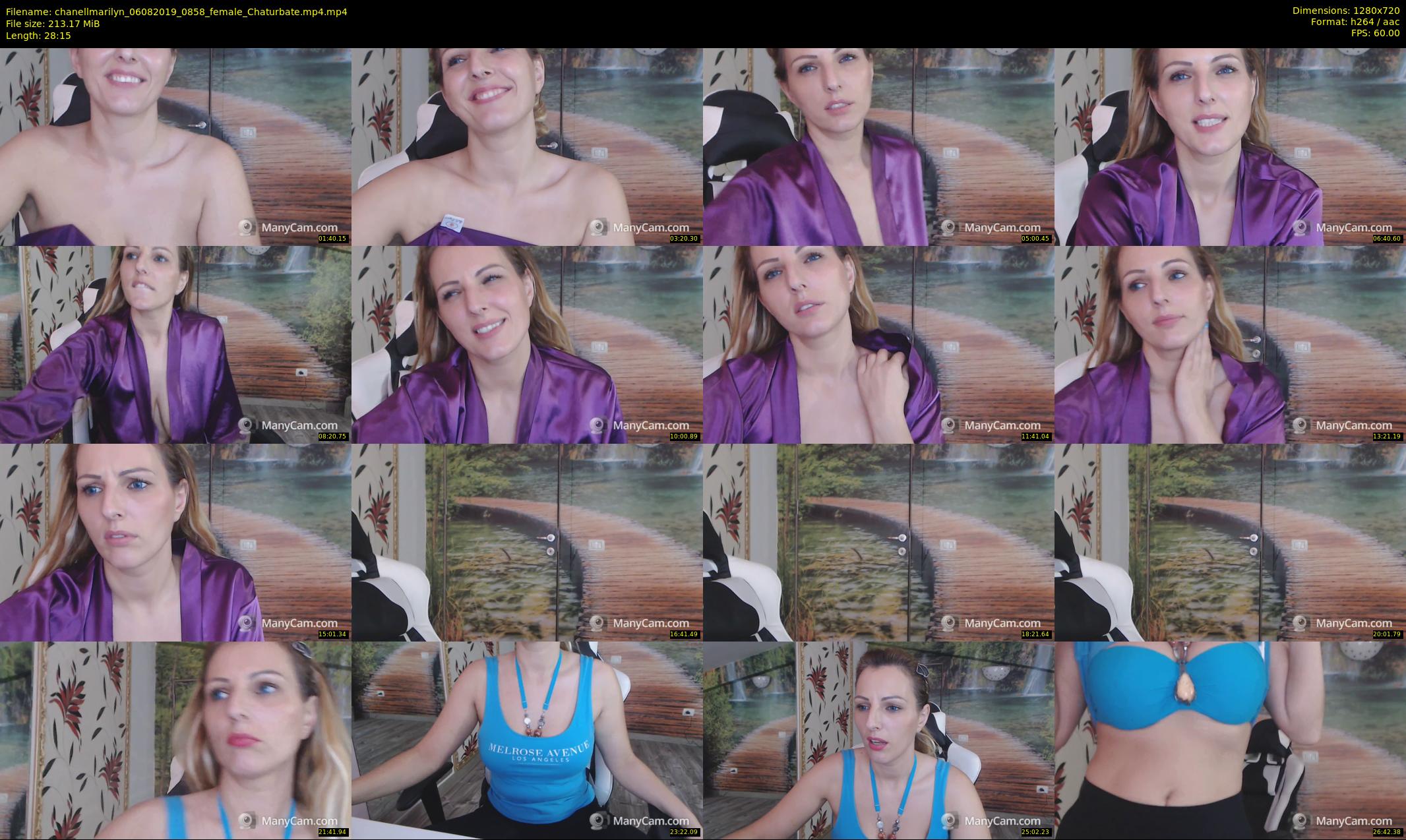 chanellmarilyn — 29 minute Chaturbate female cam show recording, 720p, Aug 6, 2019