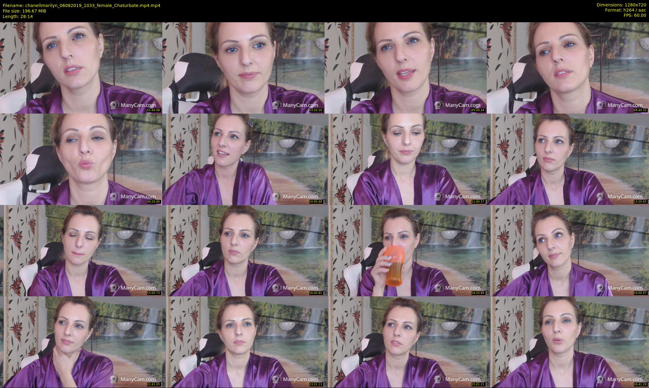 chanellmarilyn — 29 minute Chaturbate female cam show recording, 720p, Aug 6, 2019