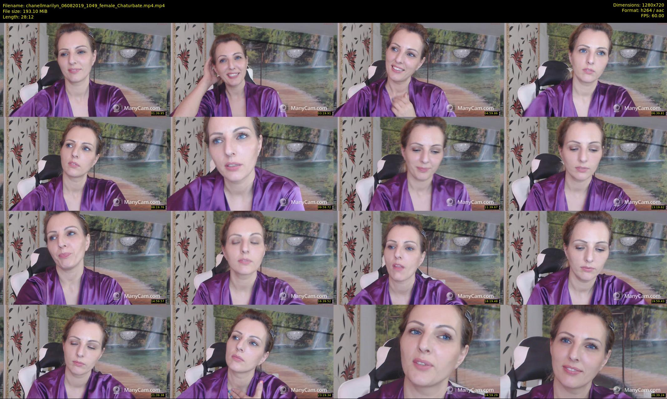 chanellmarilyn — 29 minute Chaturbate female cam show recording, 720p, Aug 6, 2019
