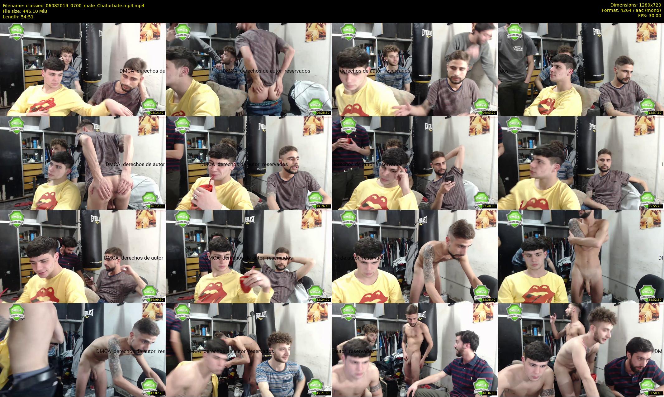 classied — 55 minute Chaturbate male cam show recording, 720p, Aug 6, 2019