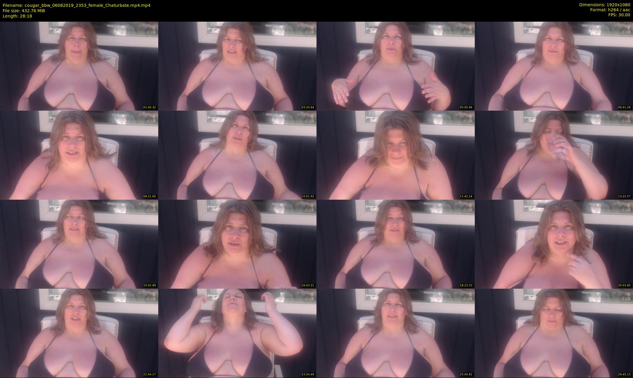 cougar_bbw — 29 minute Chaturbate female cam show recording, 1080p, Aug 6, 2019