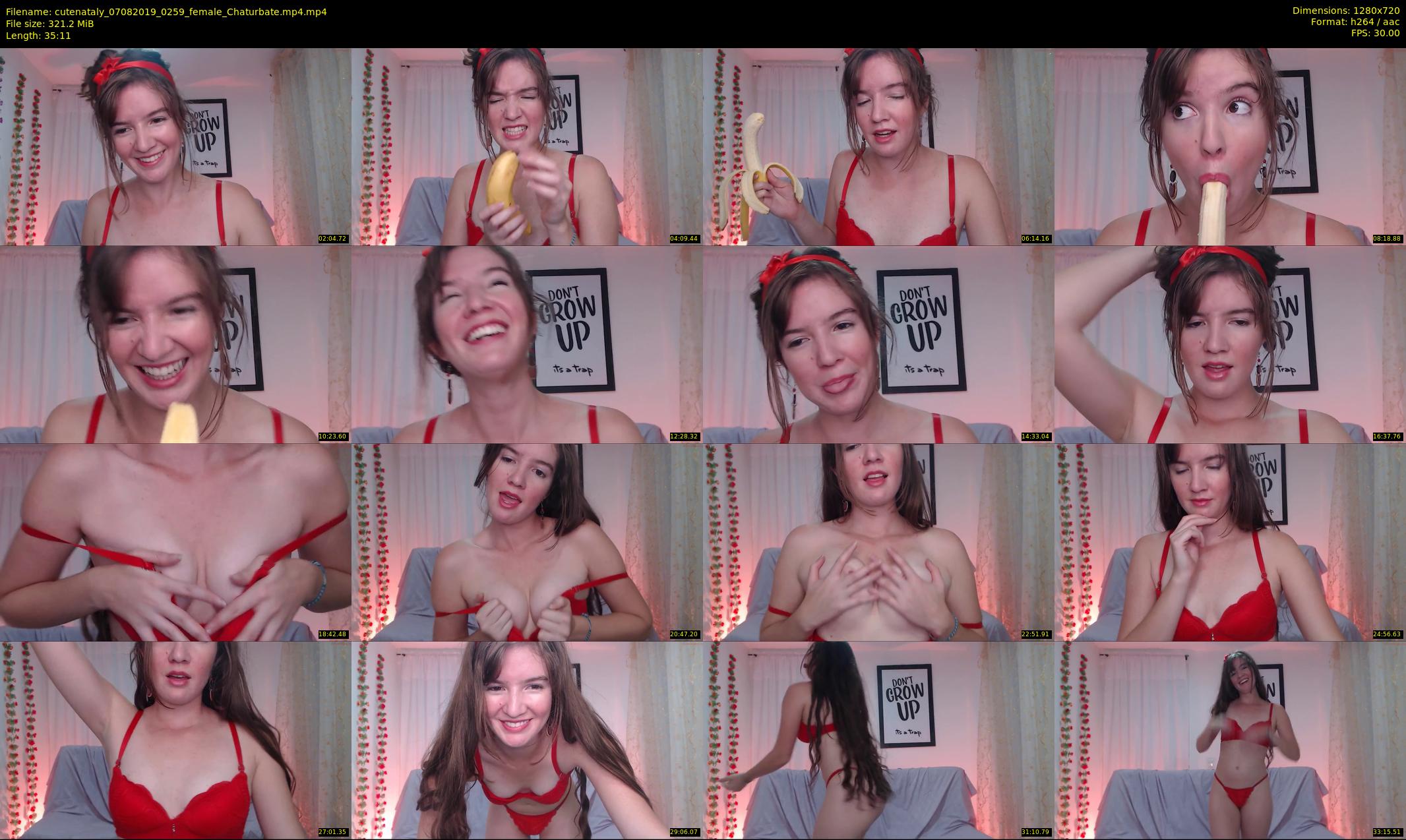 cutenataly — 36 minute Chaturbate female cam show recording, 720p, Aug 7, 2019