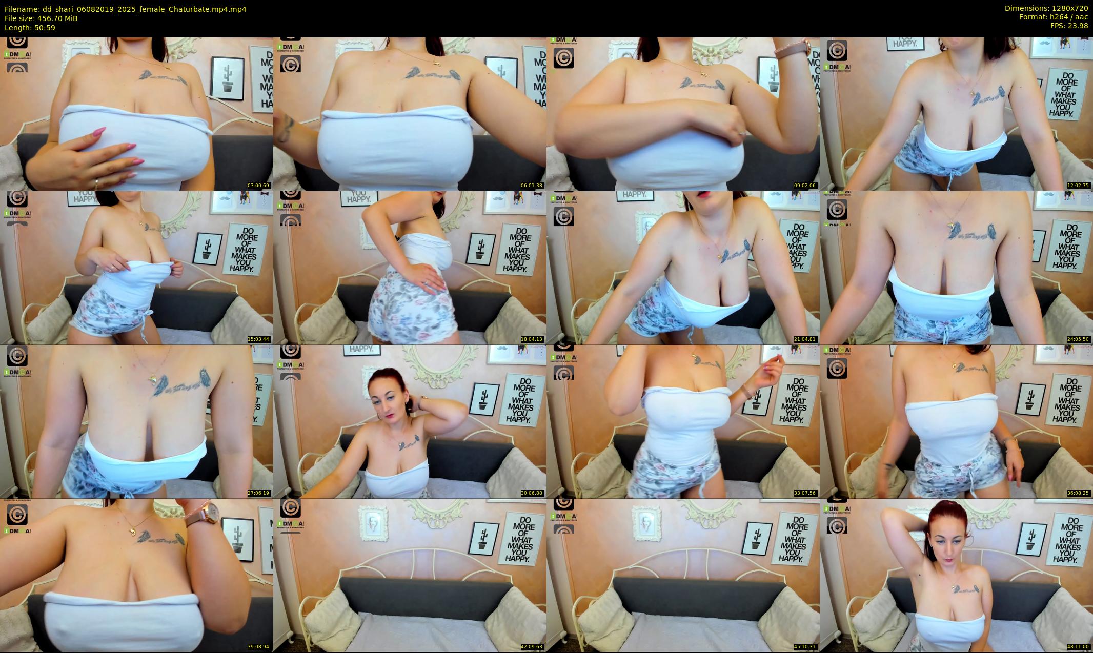 dd_shari — 51 minute Chaturbate female cam show recording, 720p, Aug 6, 2019